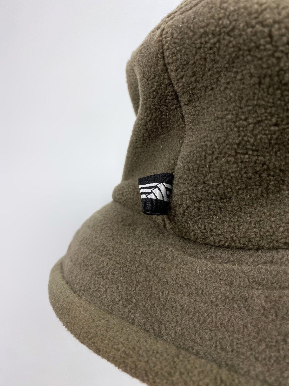 Adidas 1990’s Vintage Adidas Brown Fleece Bucket Hat Size ONE SIZE - 8 Thumbnail