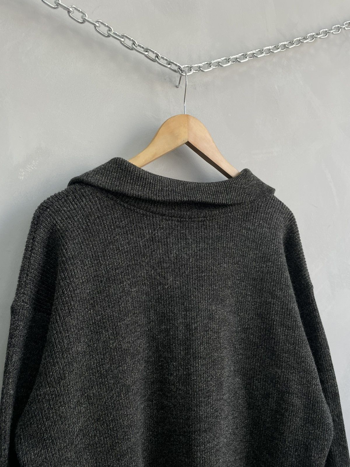 Lacoste Y2K sweater Lacoste wool 1/3 zip turtle neck Size US XL / EU 56 / 4 - 11 Thumbnail