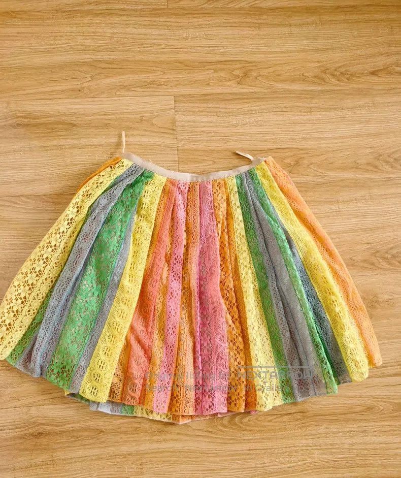 Valentino Valentino rainbow-colored skirt Size S / US 4 / IT 40 - 1 Thumbnail