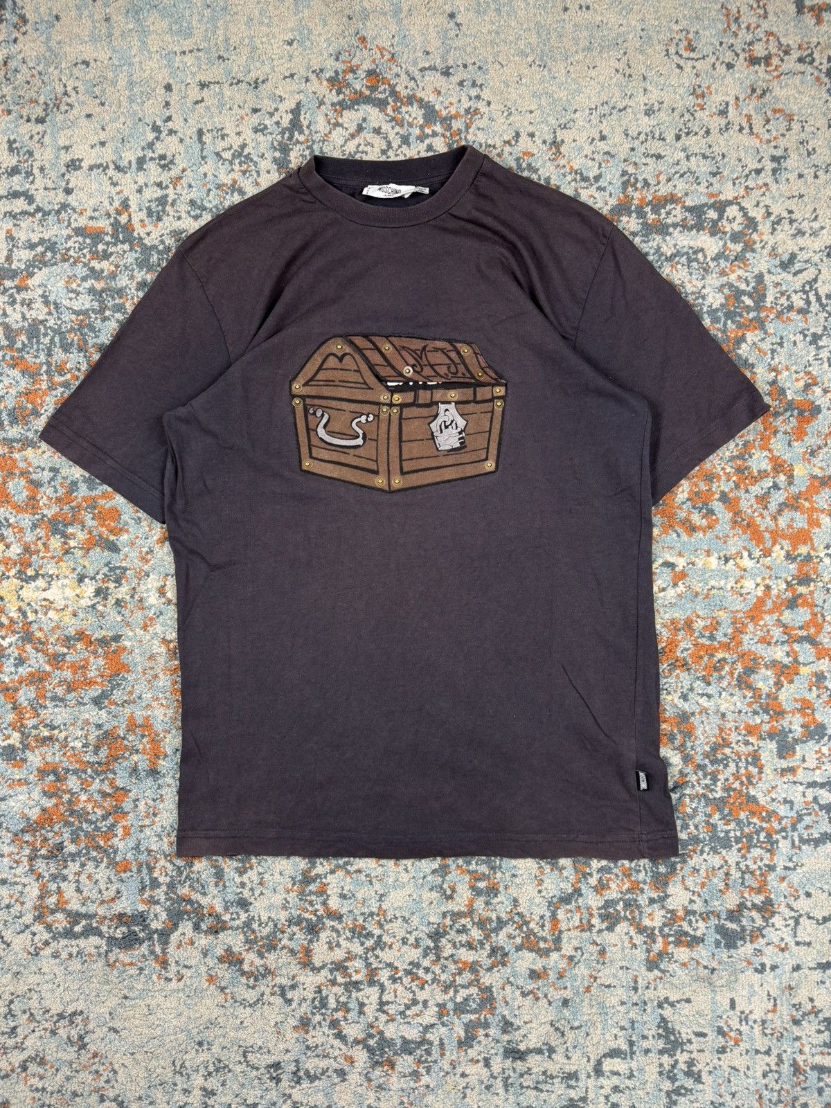 Designer × Moschino Vintage y2k Moschino Jeans studded crazy graphic tee Size US M / EU 48-50 / 2 - 1 Thumbnail