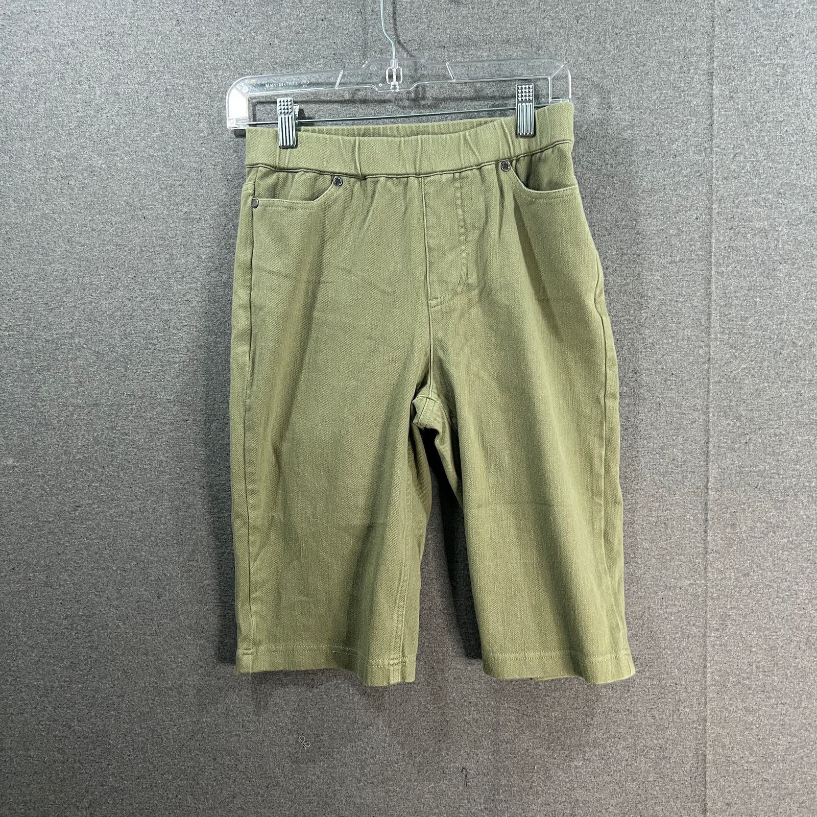 Other Isaac Mizrahi Live! Tall Knit Denim Pull On Bermuda Shorts Size 26" / US 2 / IT 38 - 1 Thumbnail
