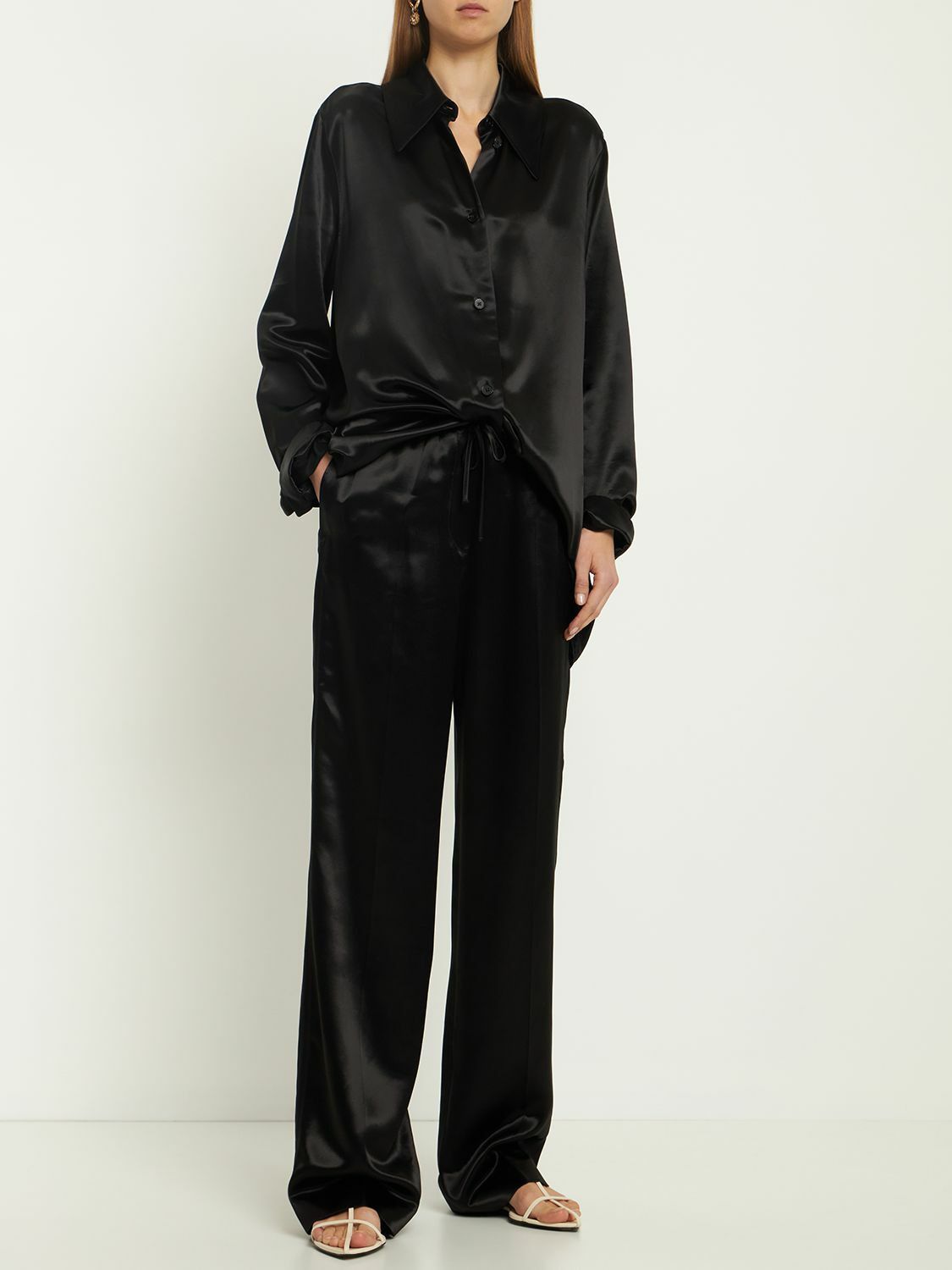 Jil Sander o1y1025 Jogger in Black Size 26" / US 2 / IT 38 - 3 Thumbnail