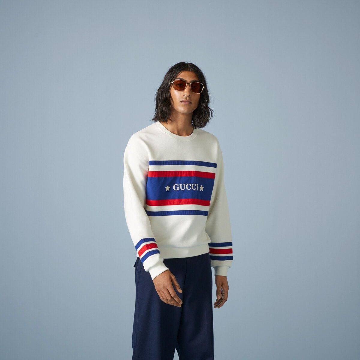 o1s1wg111025 Cotton Jersey Sweatshirt With Embroidery