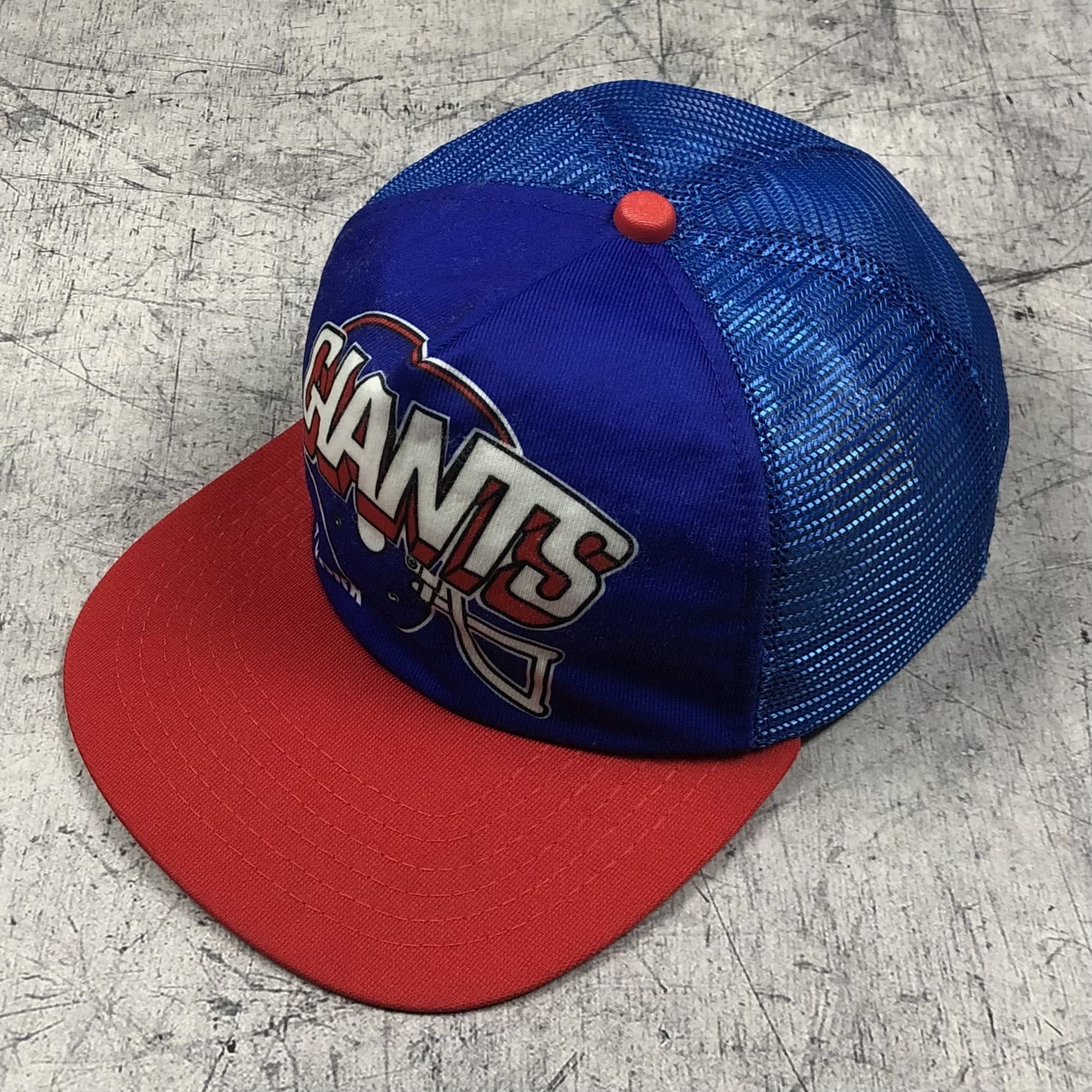 NFL Rare 80s NFL New York Giants Trucker Cap Size ONE SIZE - 2 Thumbnail