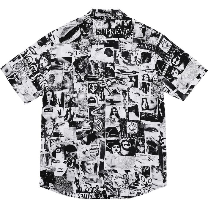 Supreme Supreme Vibrations Rayon Shirt Black Medium Size | Grailed