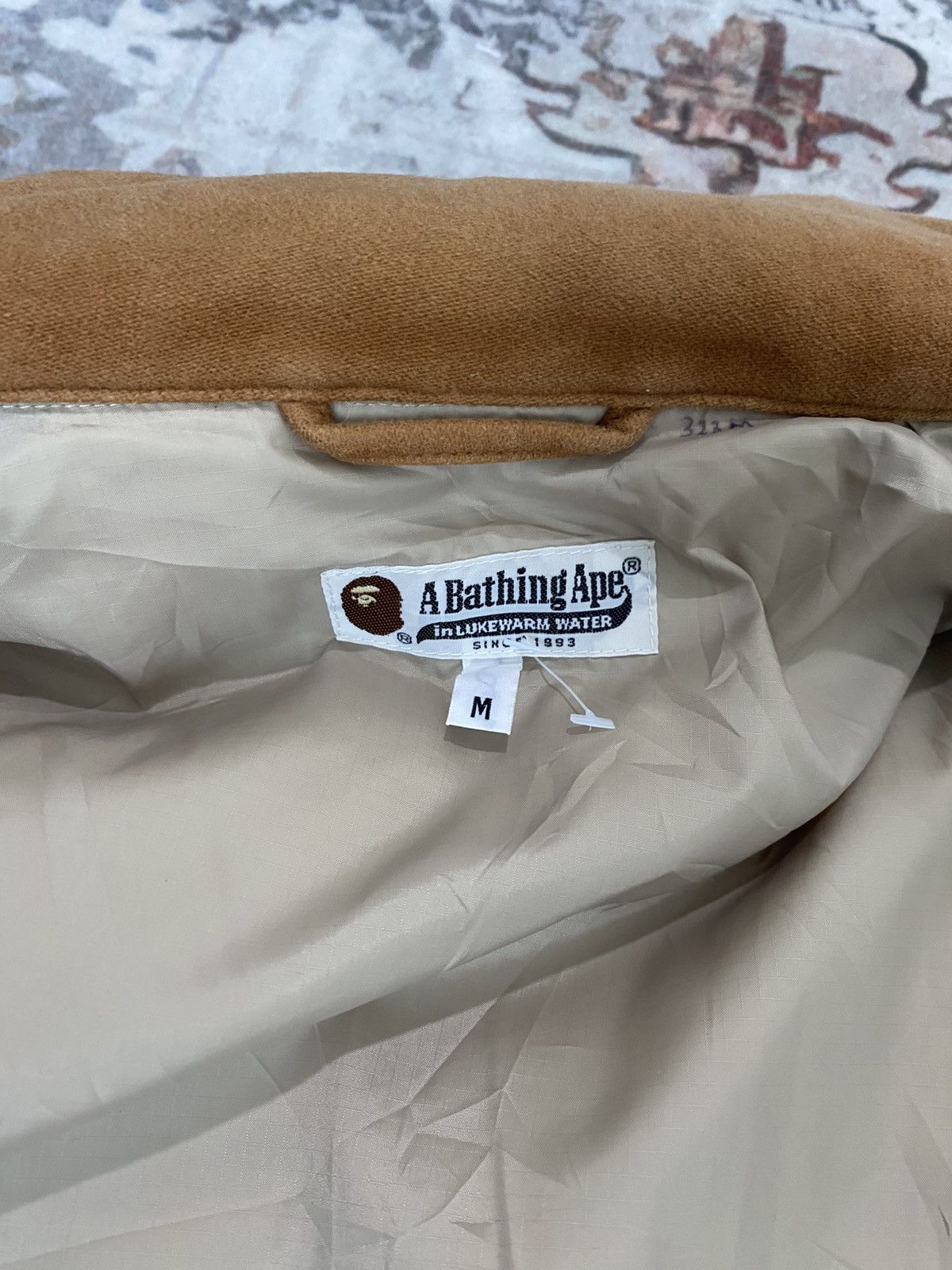 Bape × Japanese Brand A Bathing Ape Bape Classic Brown Down Puffer Jacket Size US M / EU 48-50 / 2 - 4 Thumbnail