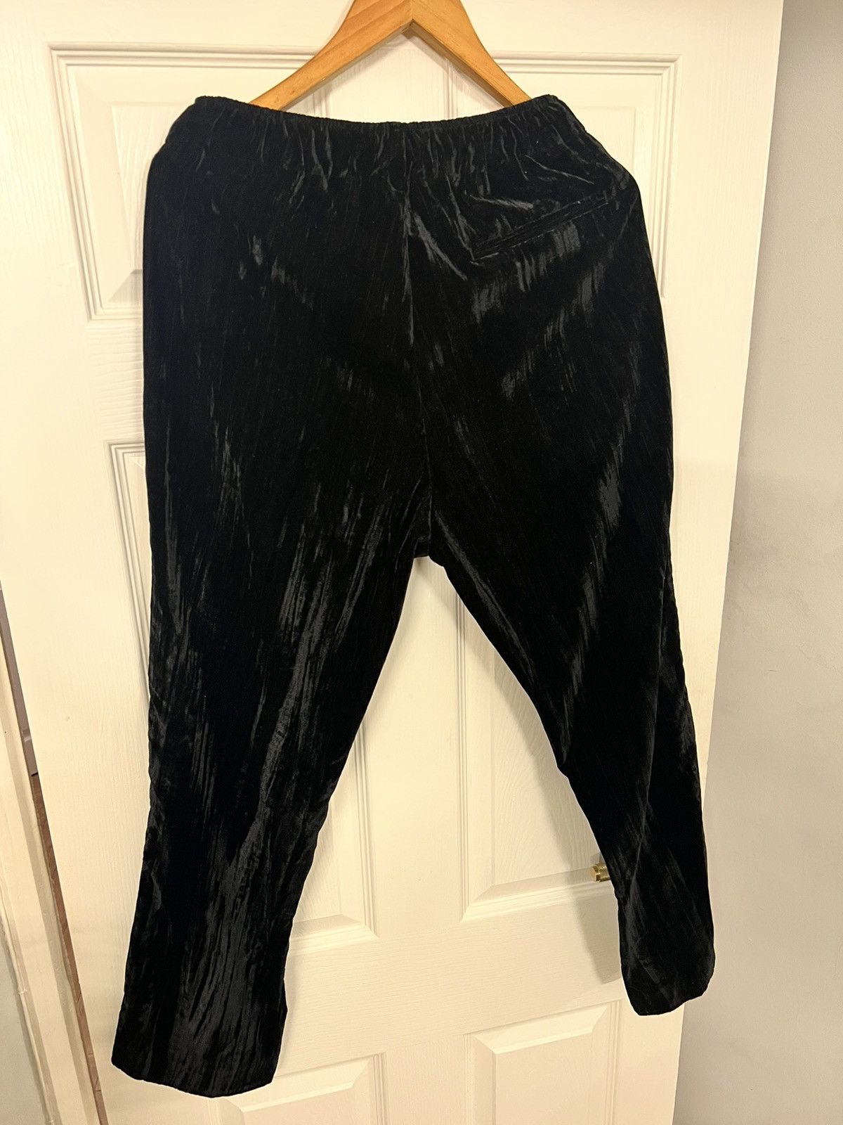 Zara BLACK ZARA VELVET TROUSERS STUDIO ONE COLLECTION SIZE 30x30 Size US 30 / EU 46 - 5 Thumbnail