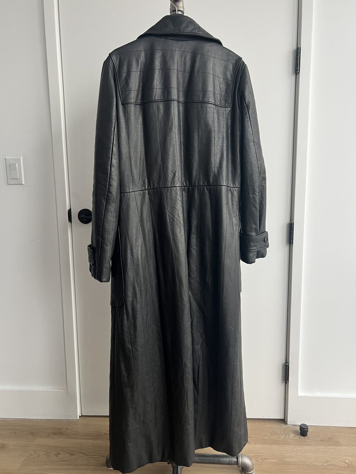 Raf Simons AW99 Leather Duffle Coat Size US M / EU 48-50 / 2 - 7 Thumbnail