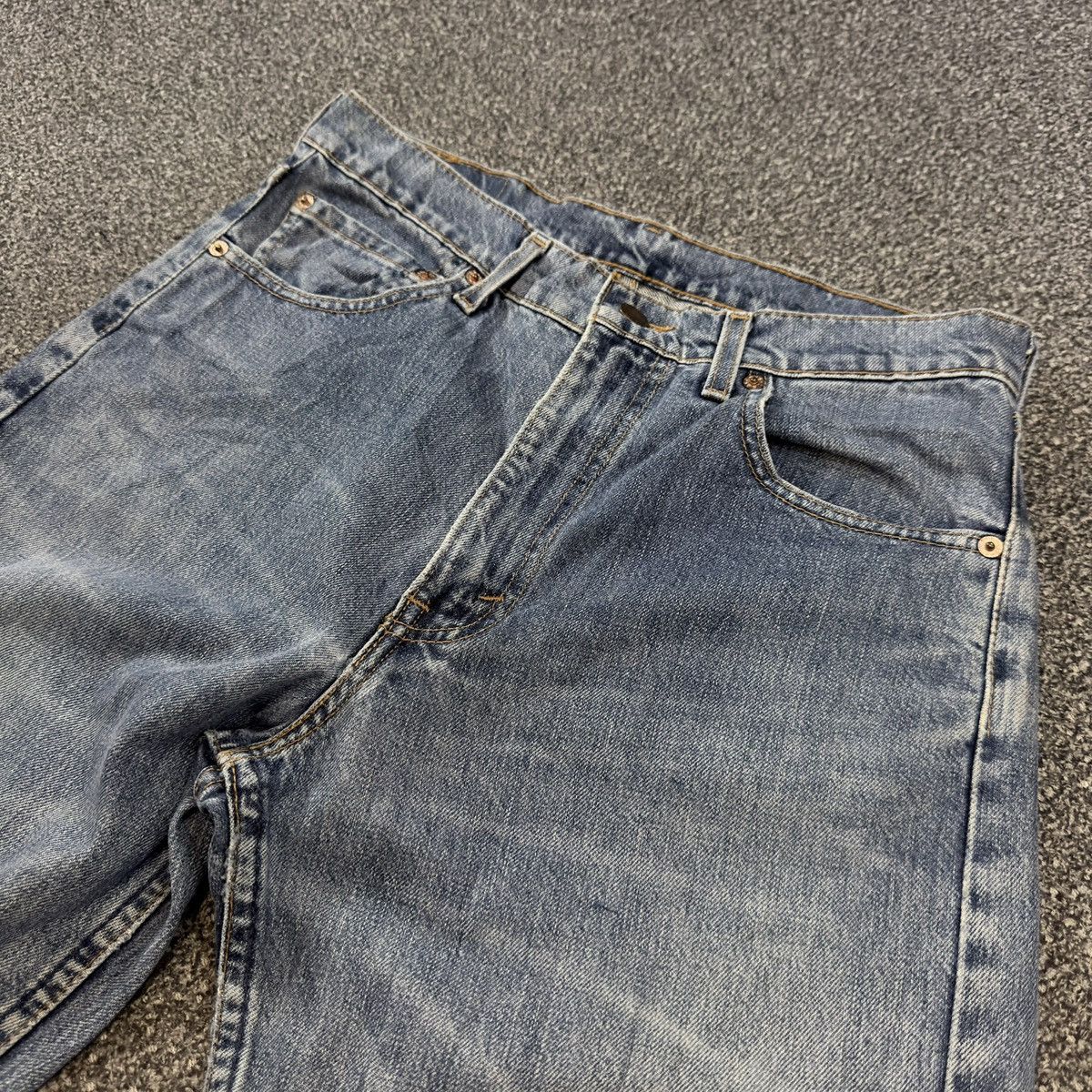 Engineered Garments × Levi's 🇺🇸 Vintage 1997 Levis 519 Faded Aging Denim Made In Usa W31 Size US 31 - 3 Thumbnail