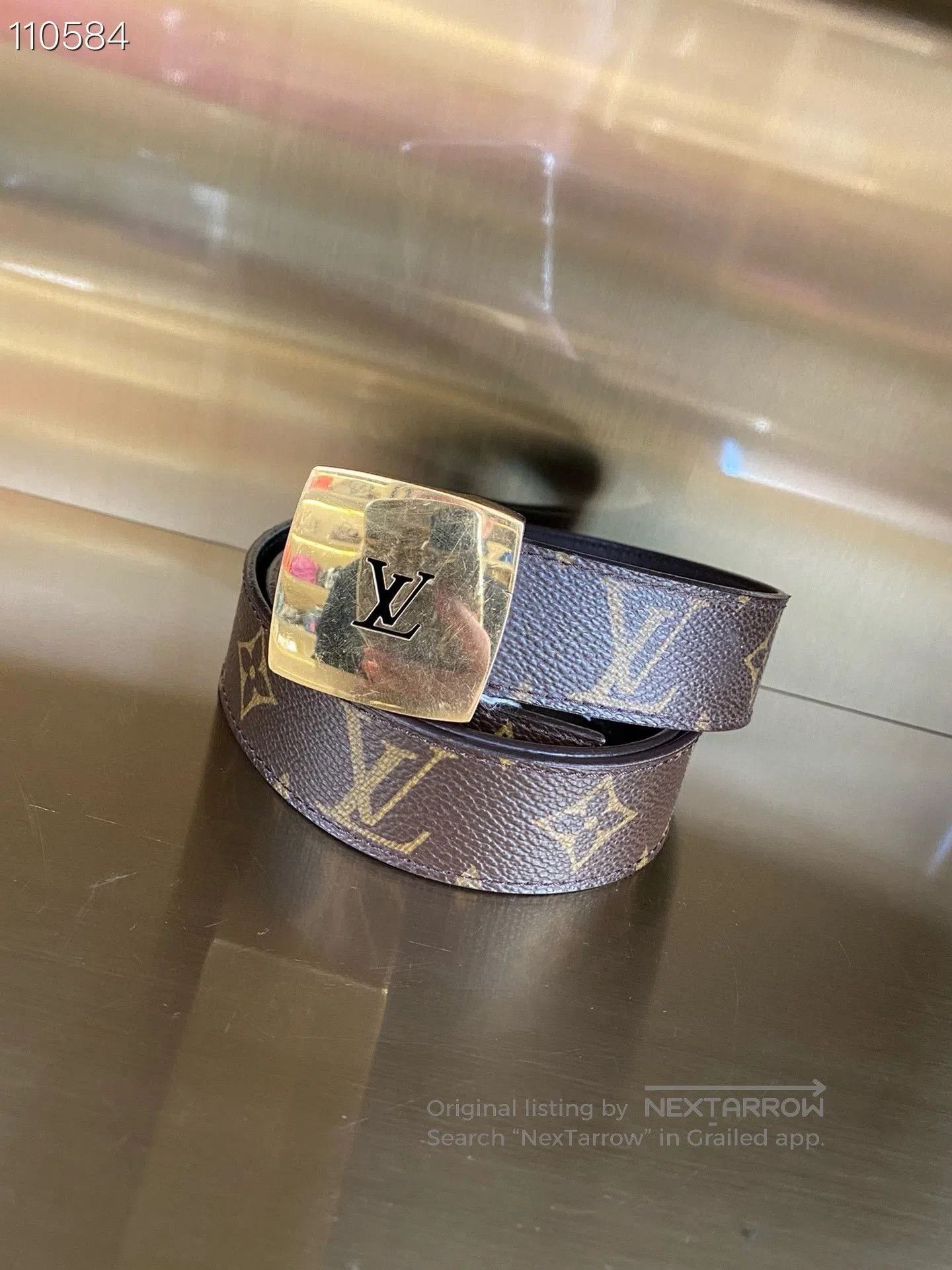 Louis Vuitton Louis Vuitton Monogram Belt. Size ONE SIZE - 1 Thumbnail