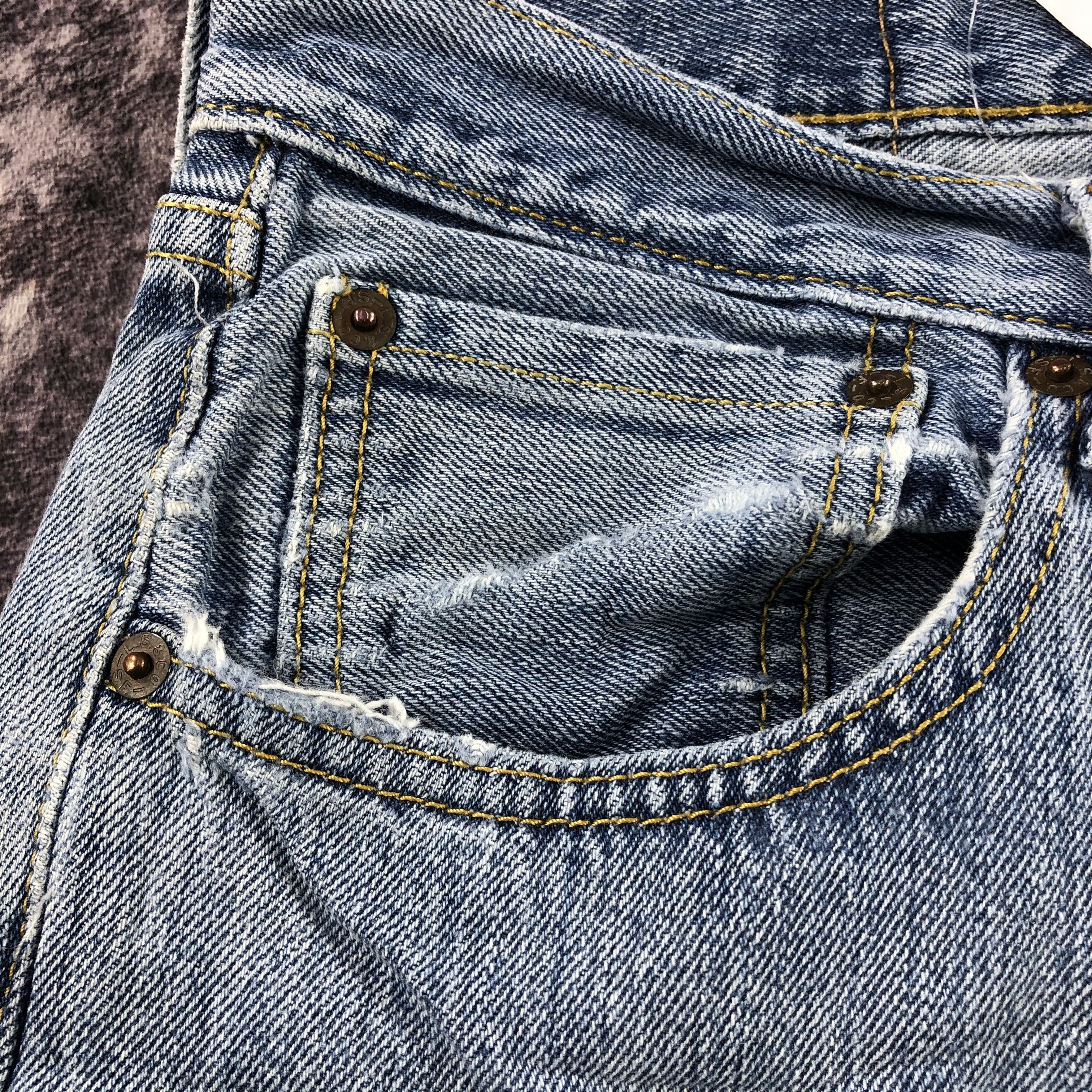 Levi's Vintage Blue Wash Levis 501 Jeans-JM3032 Size US 36 / EU 52 - 10 Thumbnail