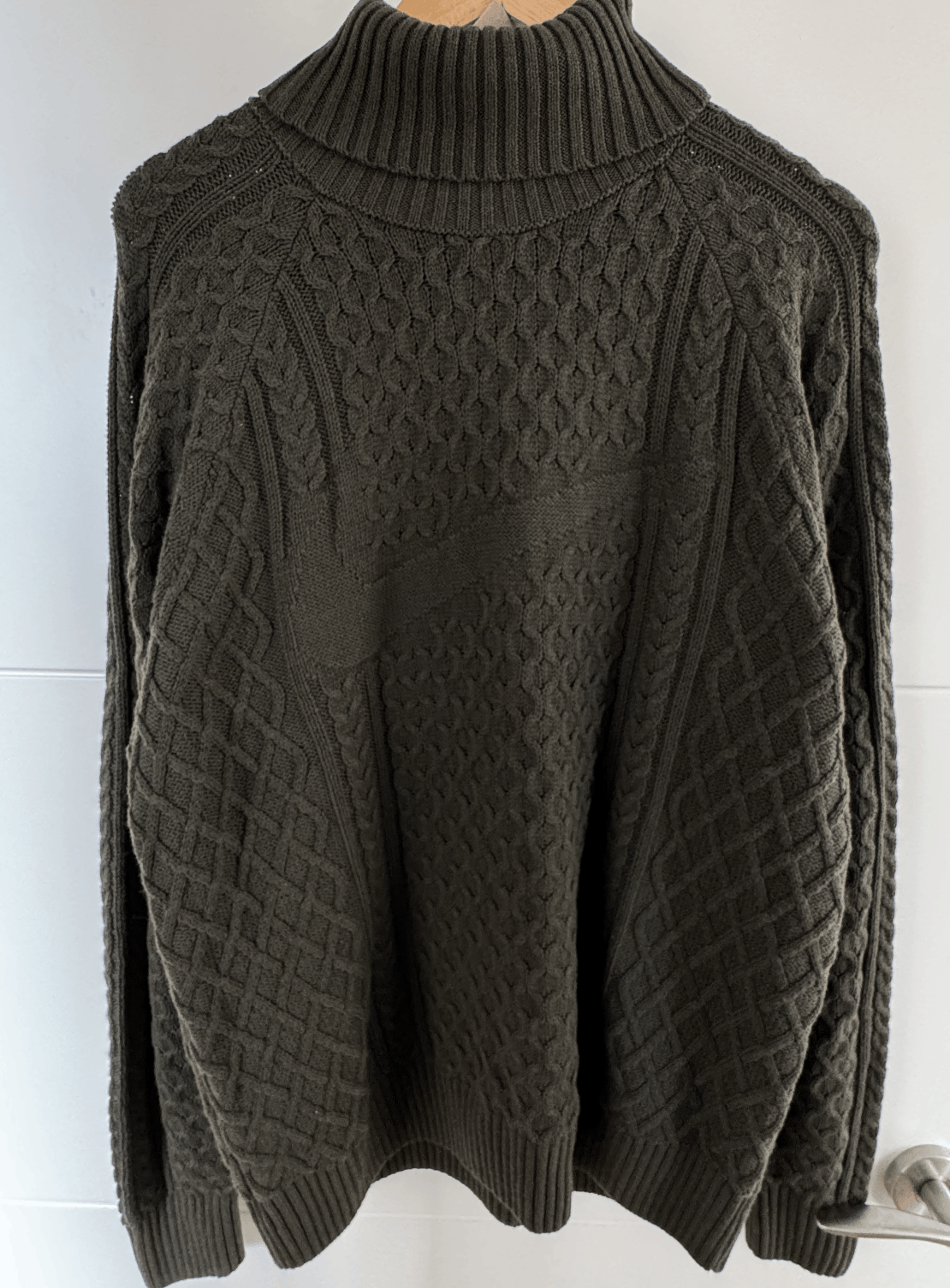 Nike Cable Knit Turtleneck Sweater Size US M / EU 48-50 / 2 - 5 Thumbnail