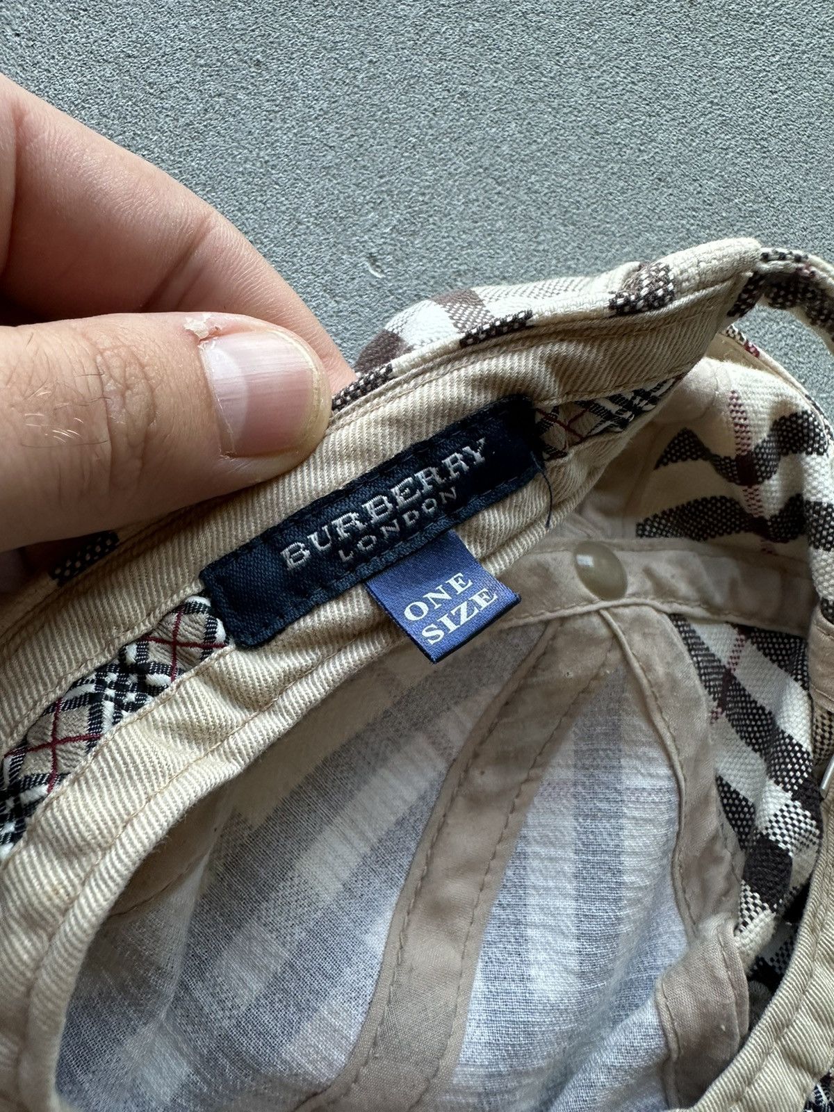 Burberry Burberry vintage full nova cap rarity one size Size ONE SIZE - 6 Thumbnail