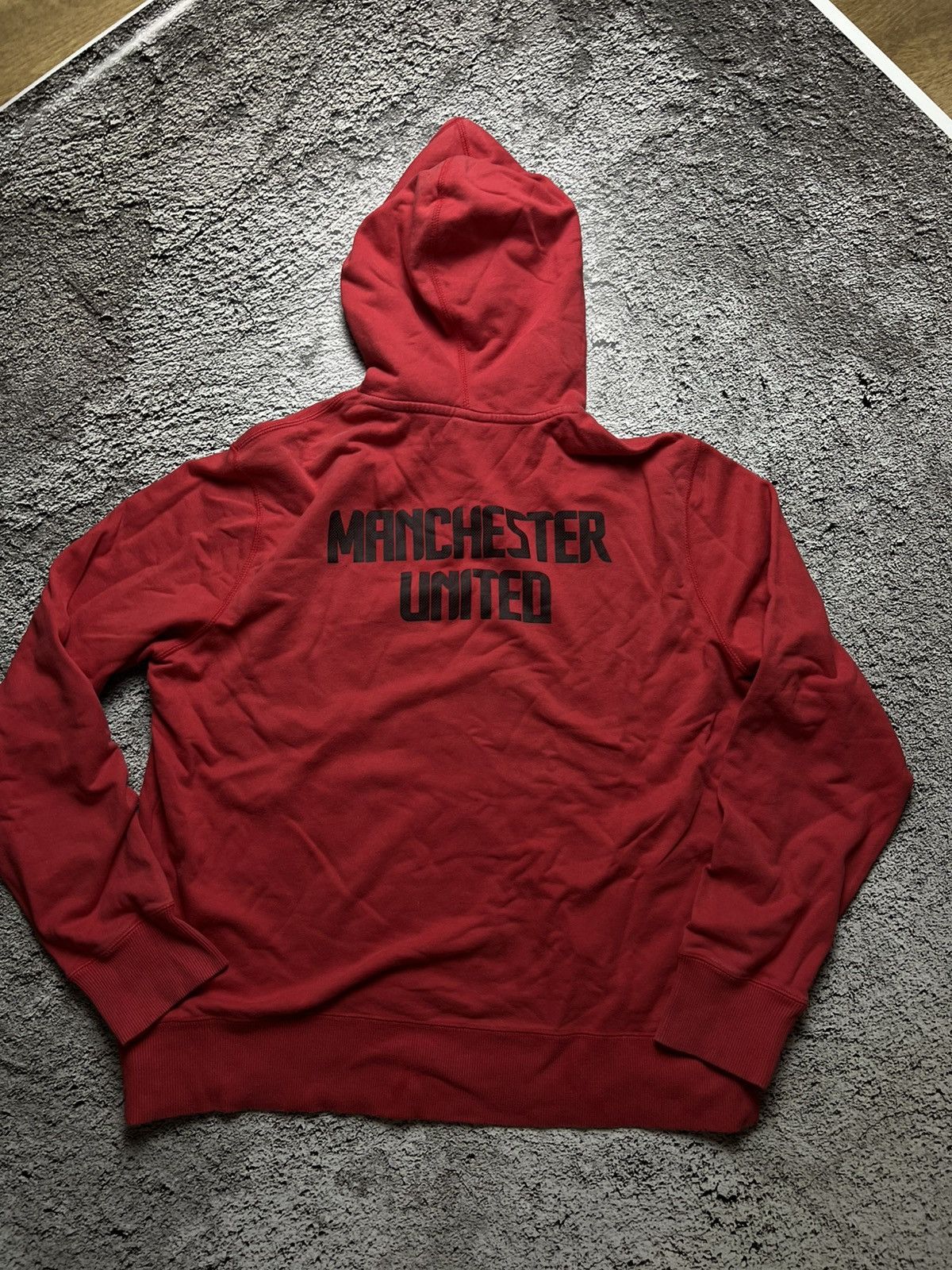 Nike Y2K Manchester United FC nike vintage hoodie Size US XL / EU 56 / 4 - 2 Thumbnail