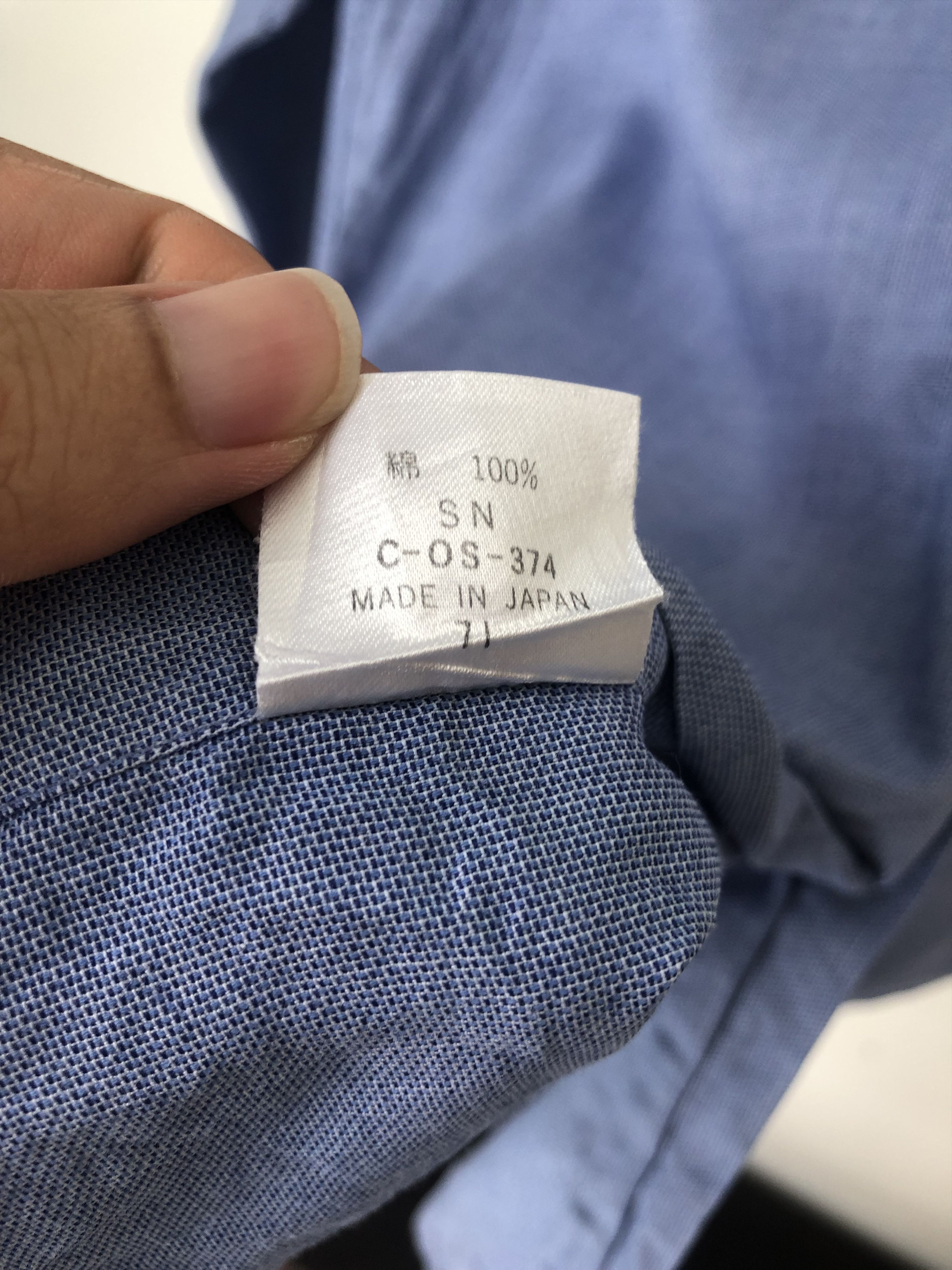 Yohji Yamamoto AAR blue shirt Size US L / EU 52-54 / 3 - 5 Thumbnail