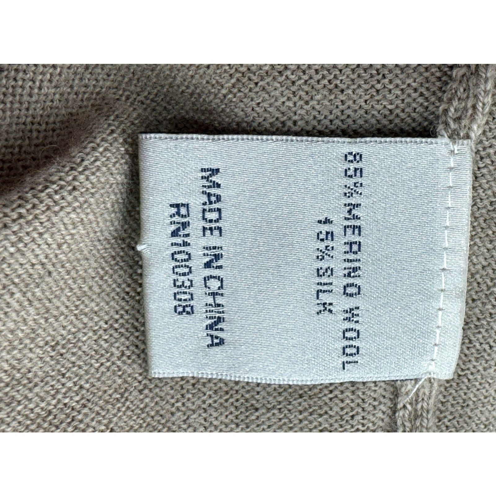 Peter Millar PETER MILLAR Sweater Mens L Silk Merino Wool Pullover Light Brown Size US L / EU 52-54 / 3 - 5 Thumbnail