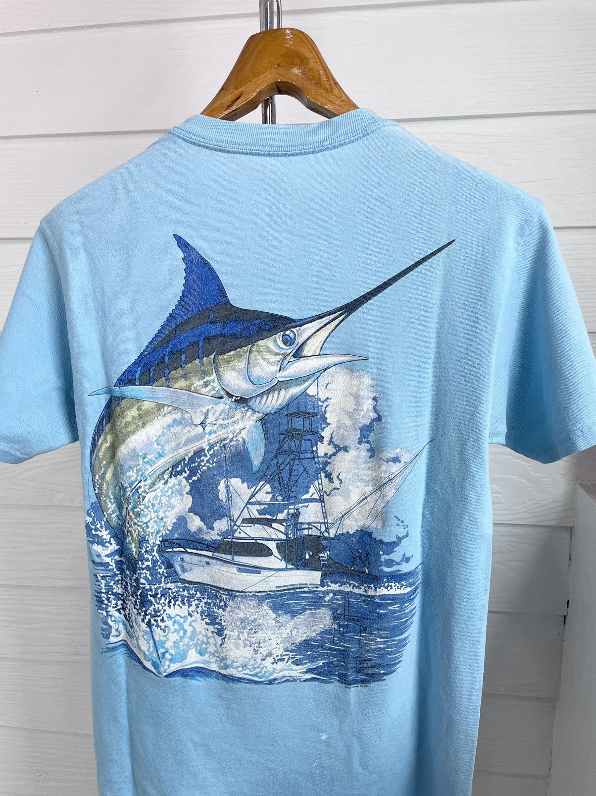 Guy Harvey × Vintage VINTAGE 2006 GUY HARVEY POCKET TEE Size US S / EU 44-46 / 1 - 3 Thumbnail