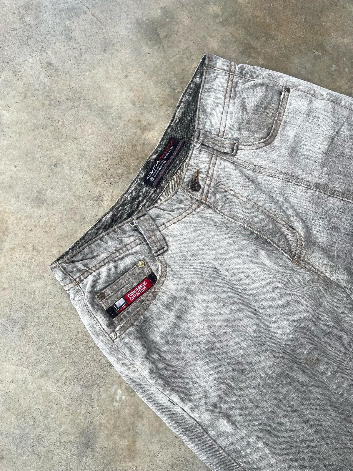 Fubu × JNCO Vintage Y2K Fubu Gradient Dye Jeans Pant Size US 32 / EU 48 - 9 Thumbnail