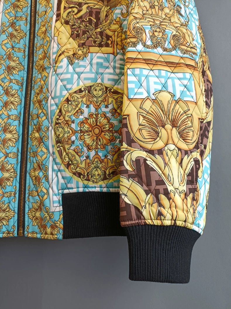 Versace Versace Diamond-shaped cotton jacket Size US L / EU 52-54 / 3 - 5 Thumbnail