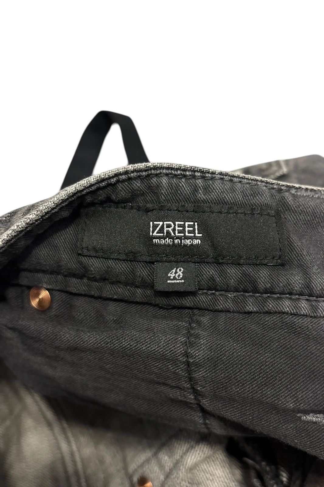 Izreel  Kazuhiro Takakura Izreel Kazuhiro Takakura grey bondage distressed denim jeans Size US 31 - 7 Thumbnail