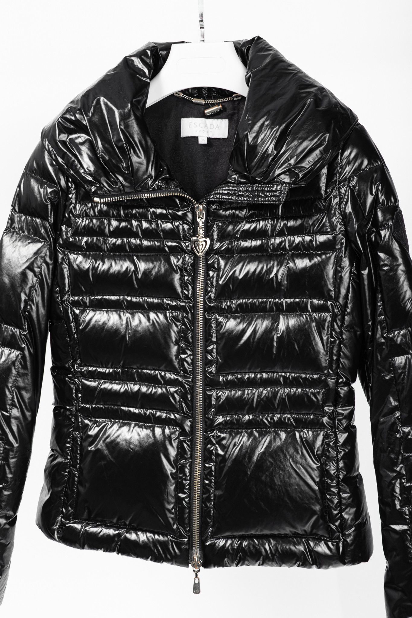 Escada Escada Sport Mari Black Nylon Quilted Puffer Jacket Size S / US 4 / IT 40 - 3 Thumbnail