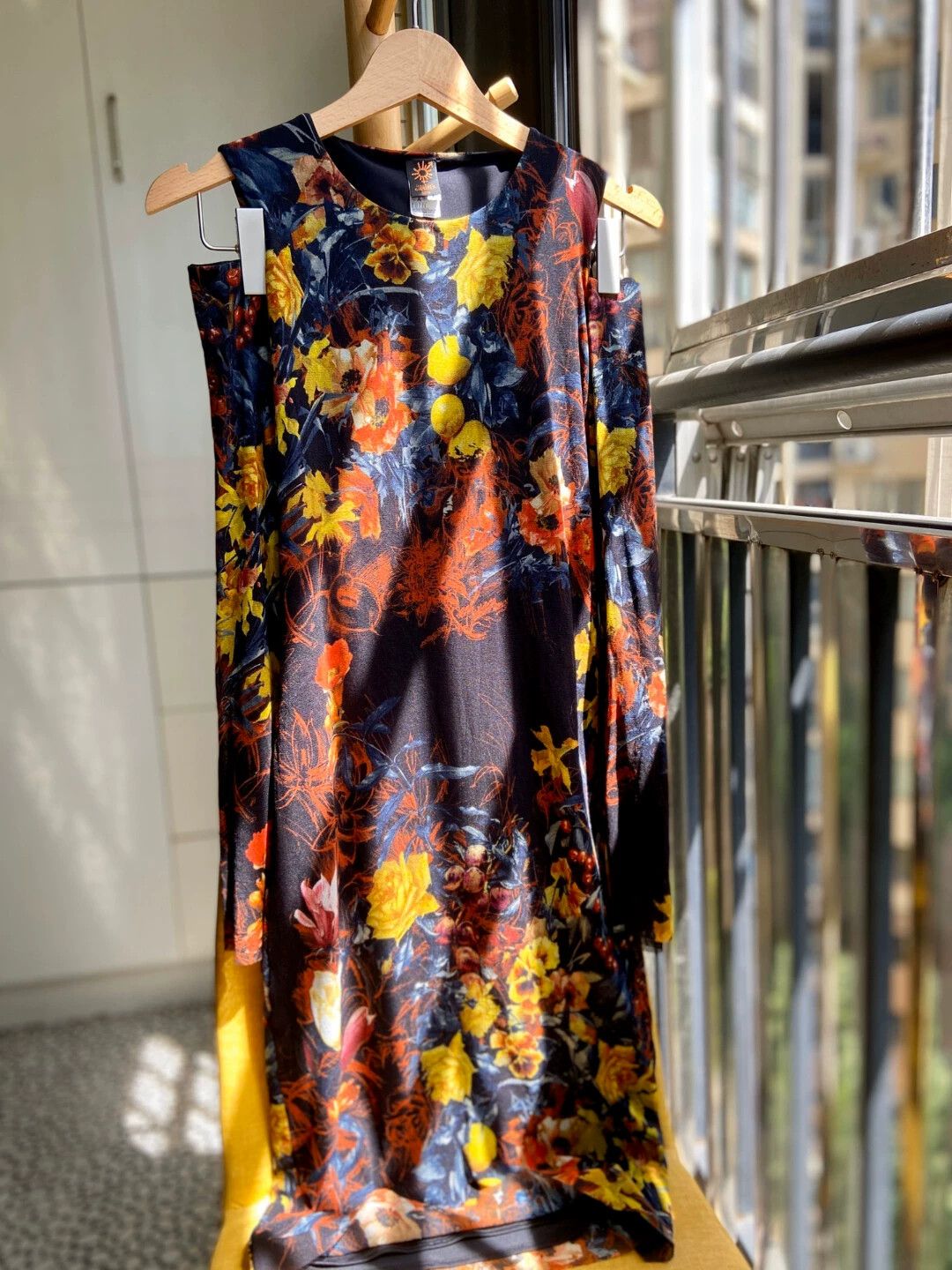 Jean Paul Gaultier JPG Off-Shoulder Tulle Floral StillLife Print Dress Size L / US 10 / IT 46 - 2 Thumbnail
