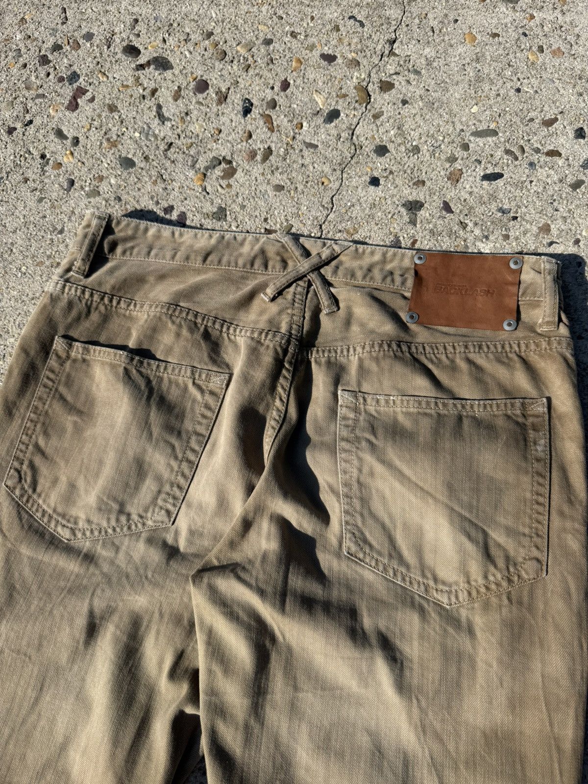 Isamu Katayama Backlash Isamu Katayama Backlash Bootcut Khaki Pants Size US 30 / EU 46 - 3 Thumbnail