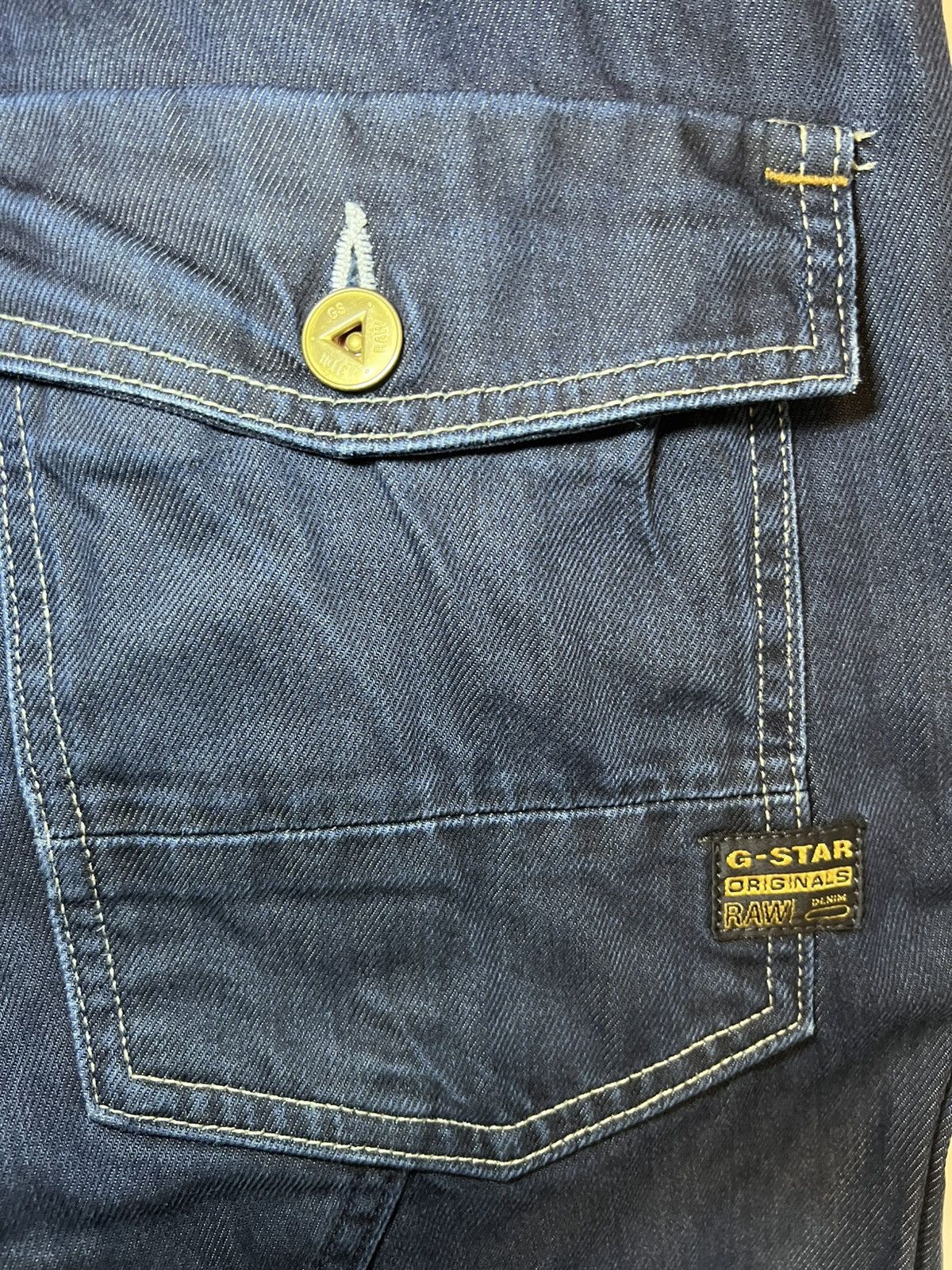 G-Star Vintage G-Star Raw biker knee back buckle straight leg jeans Size US 34 / EU 50 - 15 Thumbnail