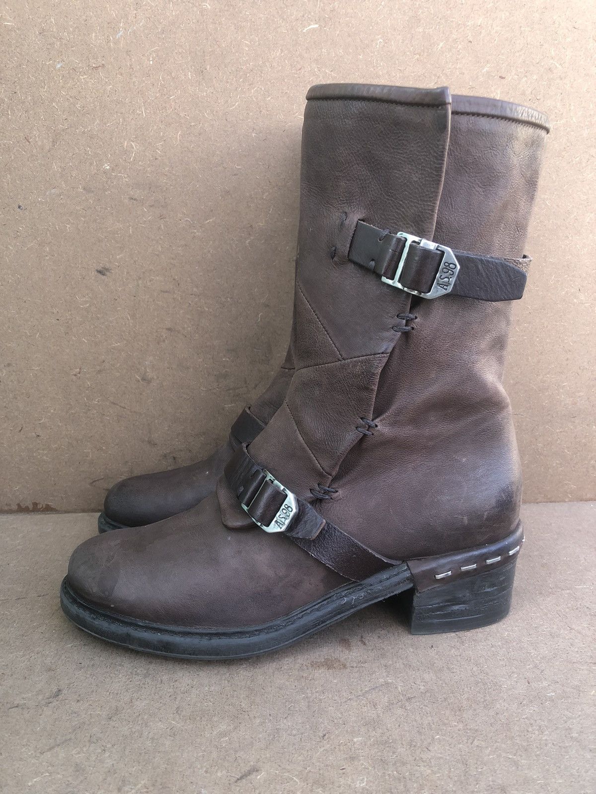 A.S.98 A.S 98 Brown Calfskin Leather Women’s Boots Size 38 Size US 8 / IT 38 - 5 Thumbnail