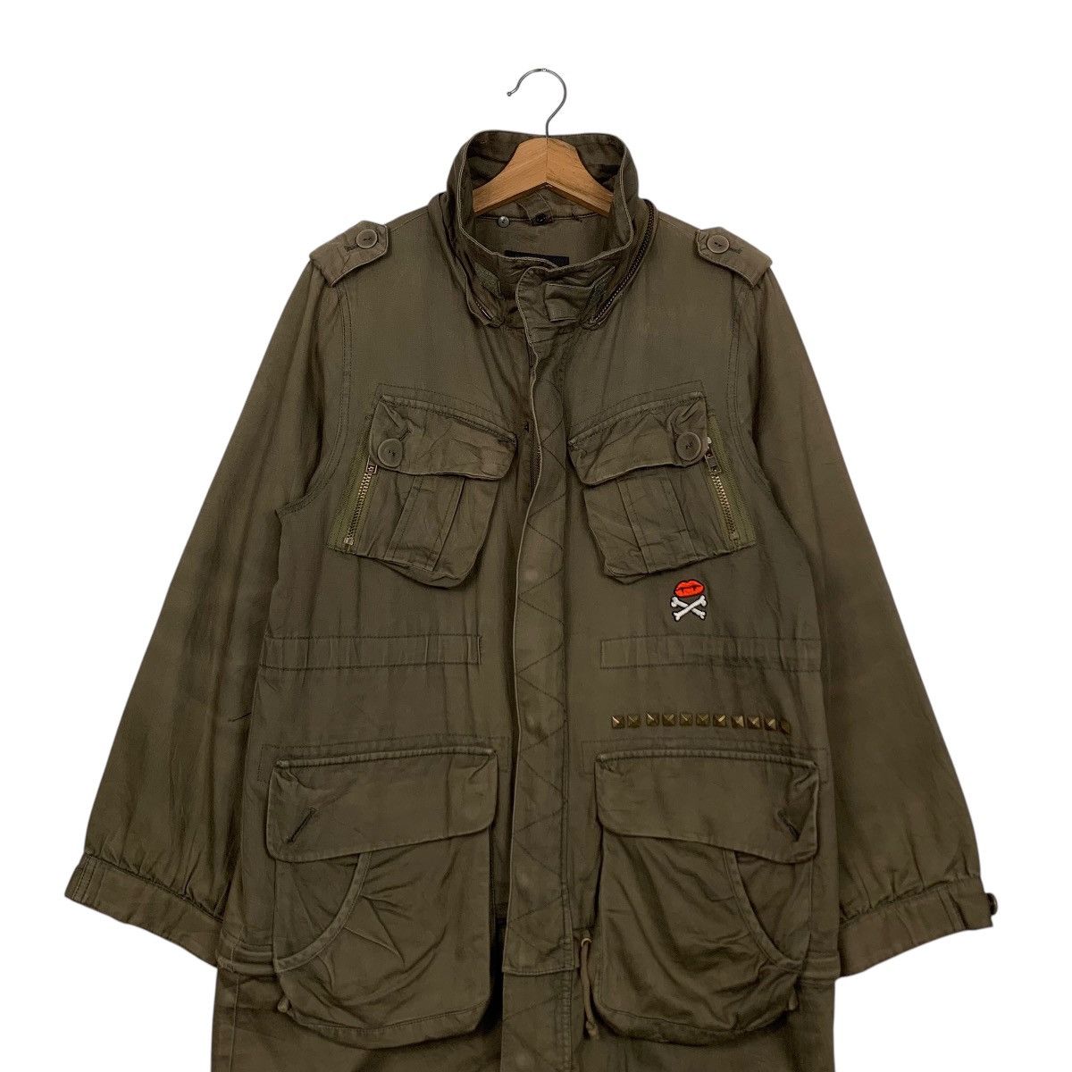 Vintage ☀️Nice design World Wide Love military style parka jacket Size US M / EU 48-50 / 2 - 3 Thumbnail