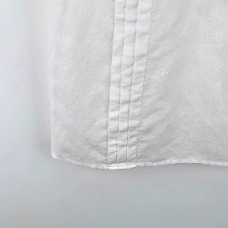 Chanel Chanel White bow linen lapel sleeveless shirt Size XS / US 0-2 / IT 36-38 - 4 Thumbnail
