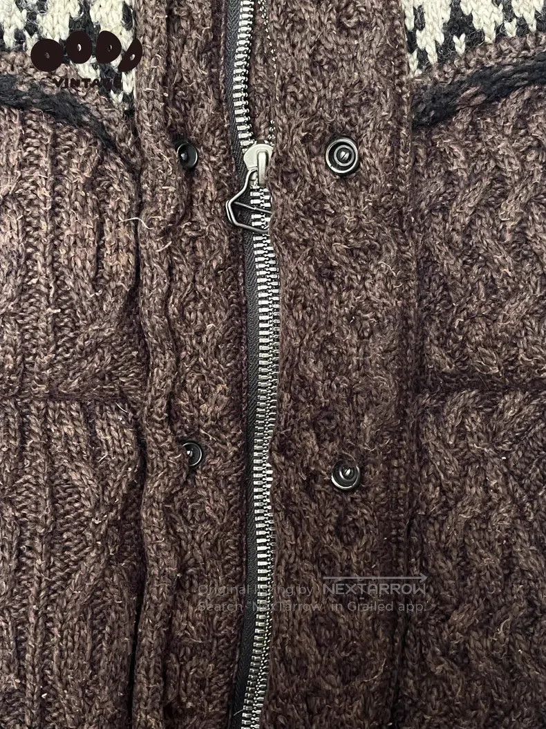 Maison MIHARA YASUHIRO Maison MIHARA YASUHIRO Ethnic Pattern Wool Fleece Vest Size US S / EU 44-46 / 1 - 7 Thumbnail