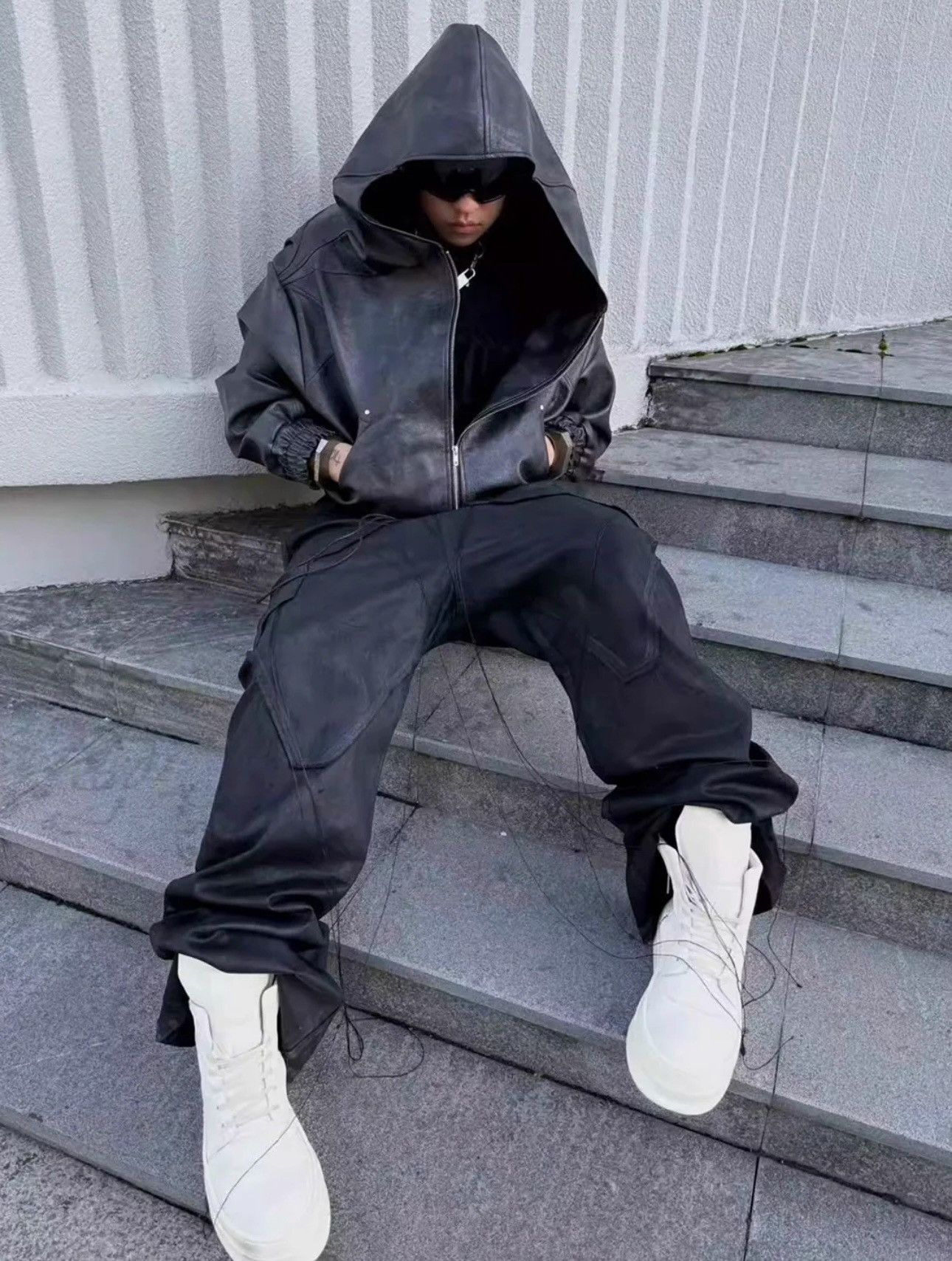 Other Disark | Snake-Textured Pentagram Hoodie PU Jacket Size US L / EU 52-54 / 3 - 2 Thumbnail