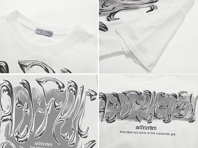 Japanese Brand (QUALITY) Opium futuristic graphic tee (perfect fit) Size US M / EU 48-50 / 2 - 3 Thumbnail