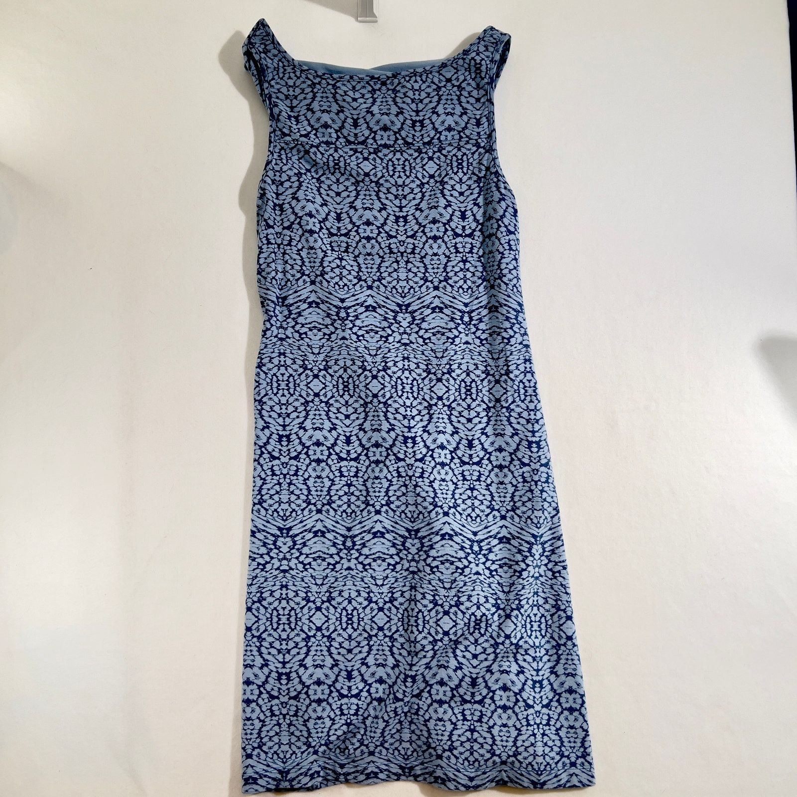 Eddie Bauer Eddie Bauer Sleeveless Sun Dress Woman Sm. Blue Batik Boho Size S / US 4 / IT 40 - 3 Thumbnail
