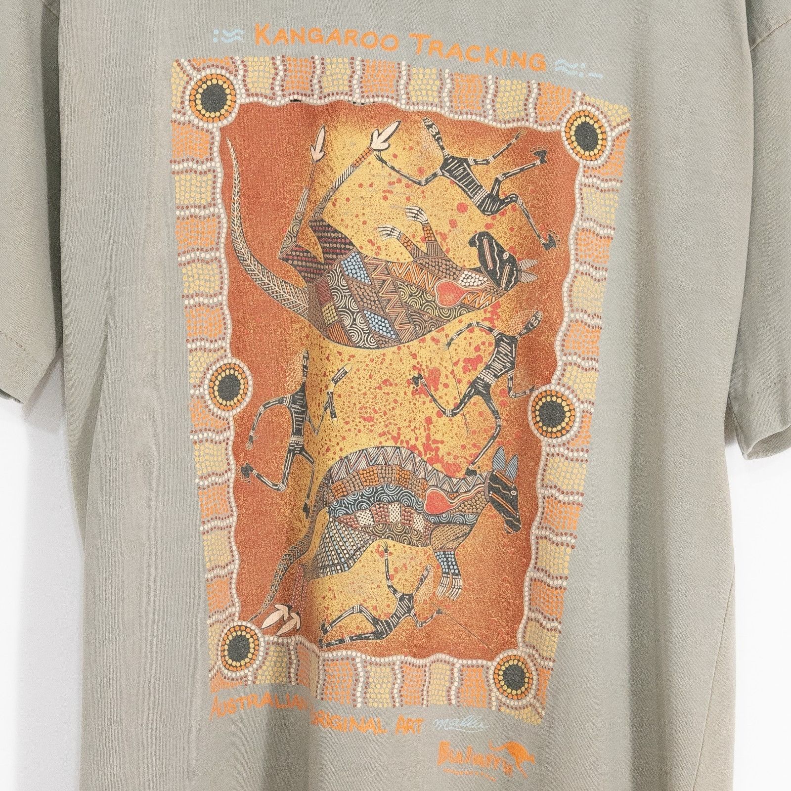 Vintage Vintage 90s Australian Aboriginal Art Tee L - Single Stitch Size US L / EU 52-54 / 3 - 3 Thumbnail