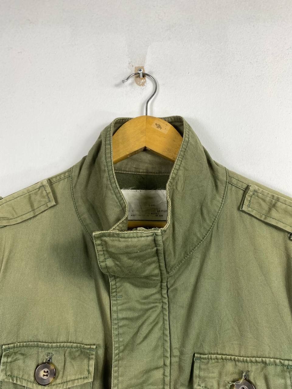 MOUSSY moussy japanese brand faded military jacket nice design Size US M / EU 48-50 / 2 - 2 Thumbnail