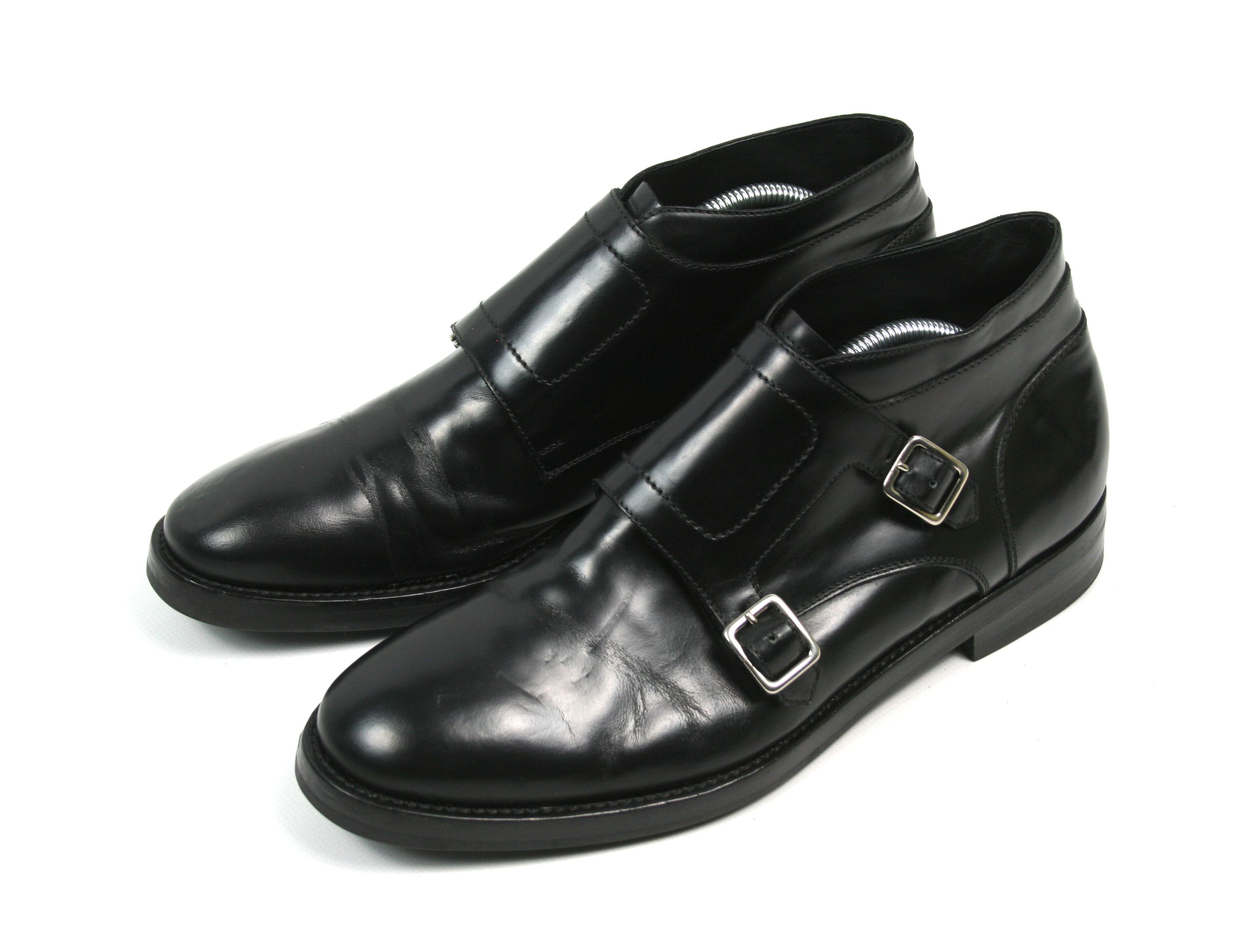 Alexander McQueen Creeper Buckles Monk Straps Leather Boots Size US 9 / EU 42 - 2 Thumbnail