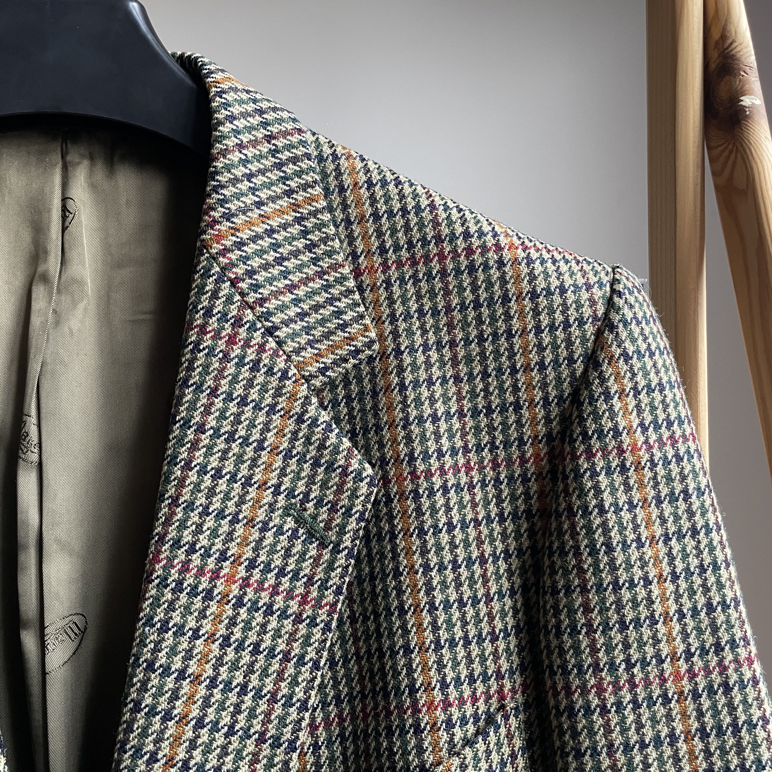 Magee Magee Vintage Olympic T2 Houndstooth Tweed Blazer Size 44R - 5 Thumbnail