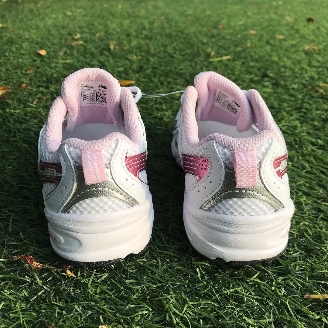 New Balance New Balance 530 Little Kid 'Pink Sugar abzorb grey white kid Size 28 - 3 Thumbnail