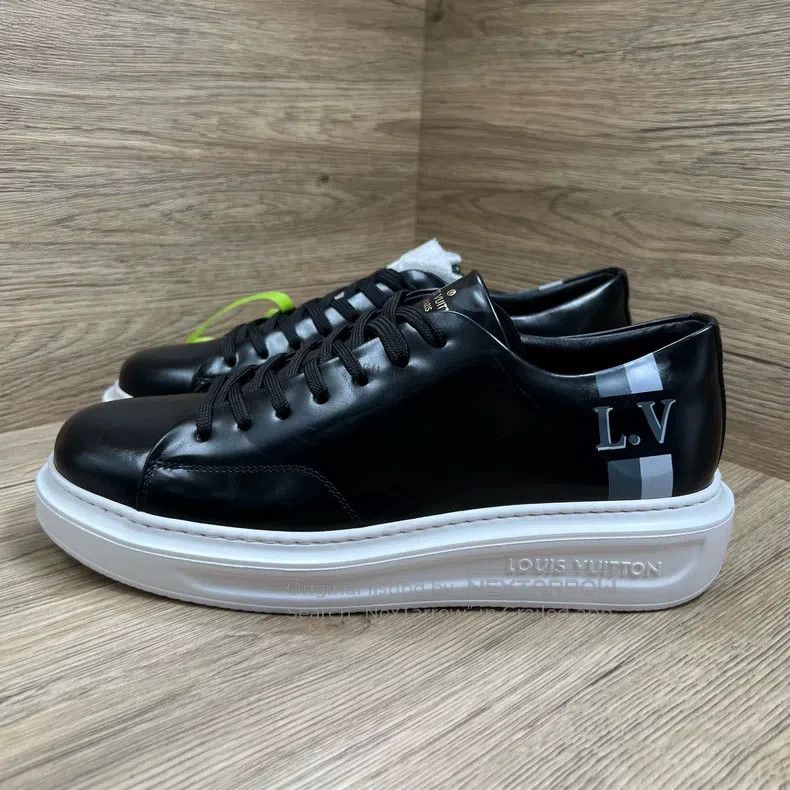 Louis Vuitton Louis Vuitton Black heavy soled shoes Size US 6.5 / EU 39-40 - 1 Thumbnail