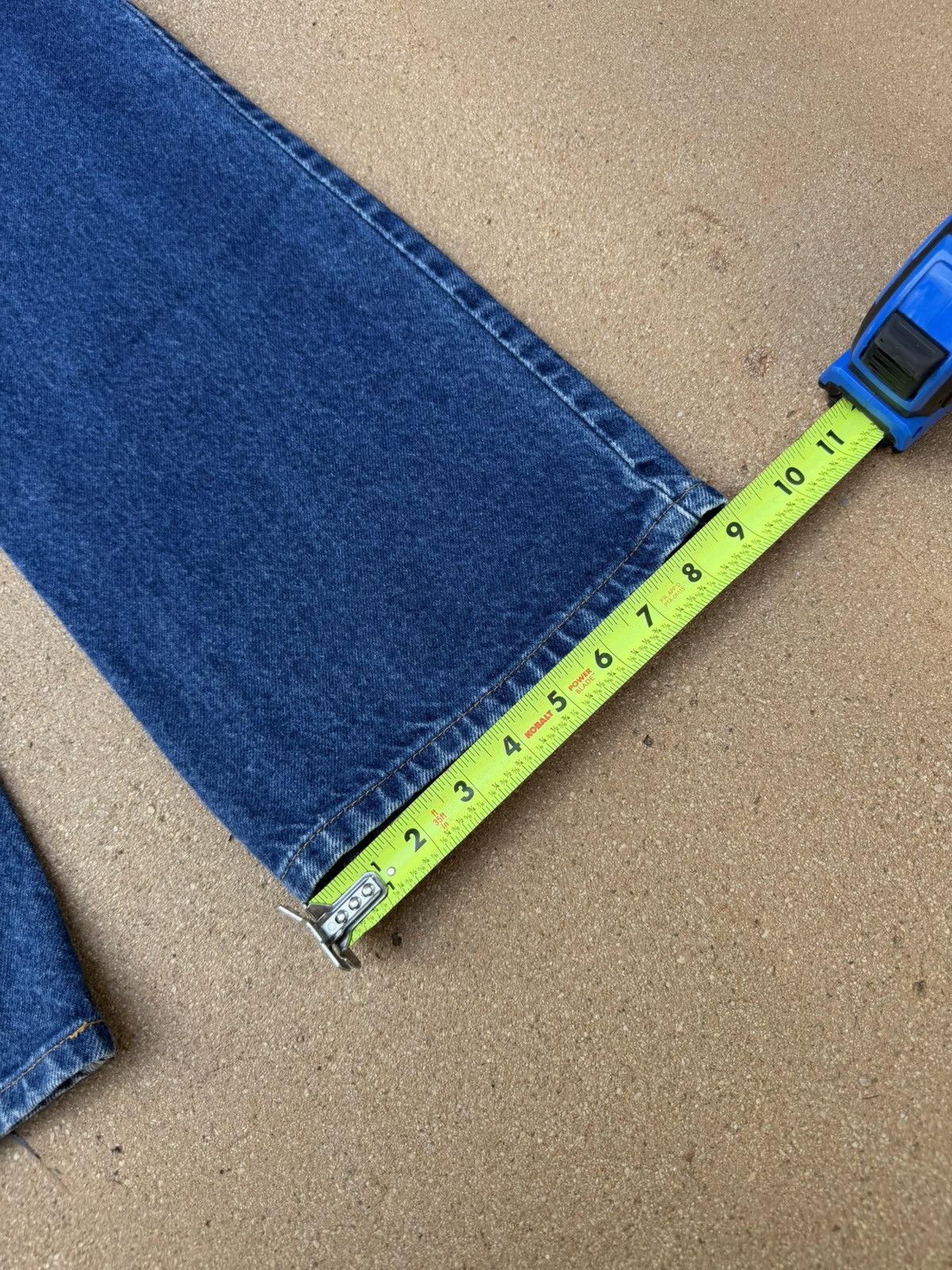 Levi's Vintage 90’s Levi’s 517 Orange Tab Bootcut Flare Jeans 35x30 Size US 35 - 11 Thumbnail