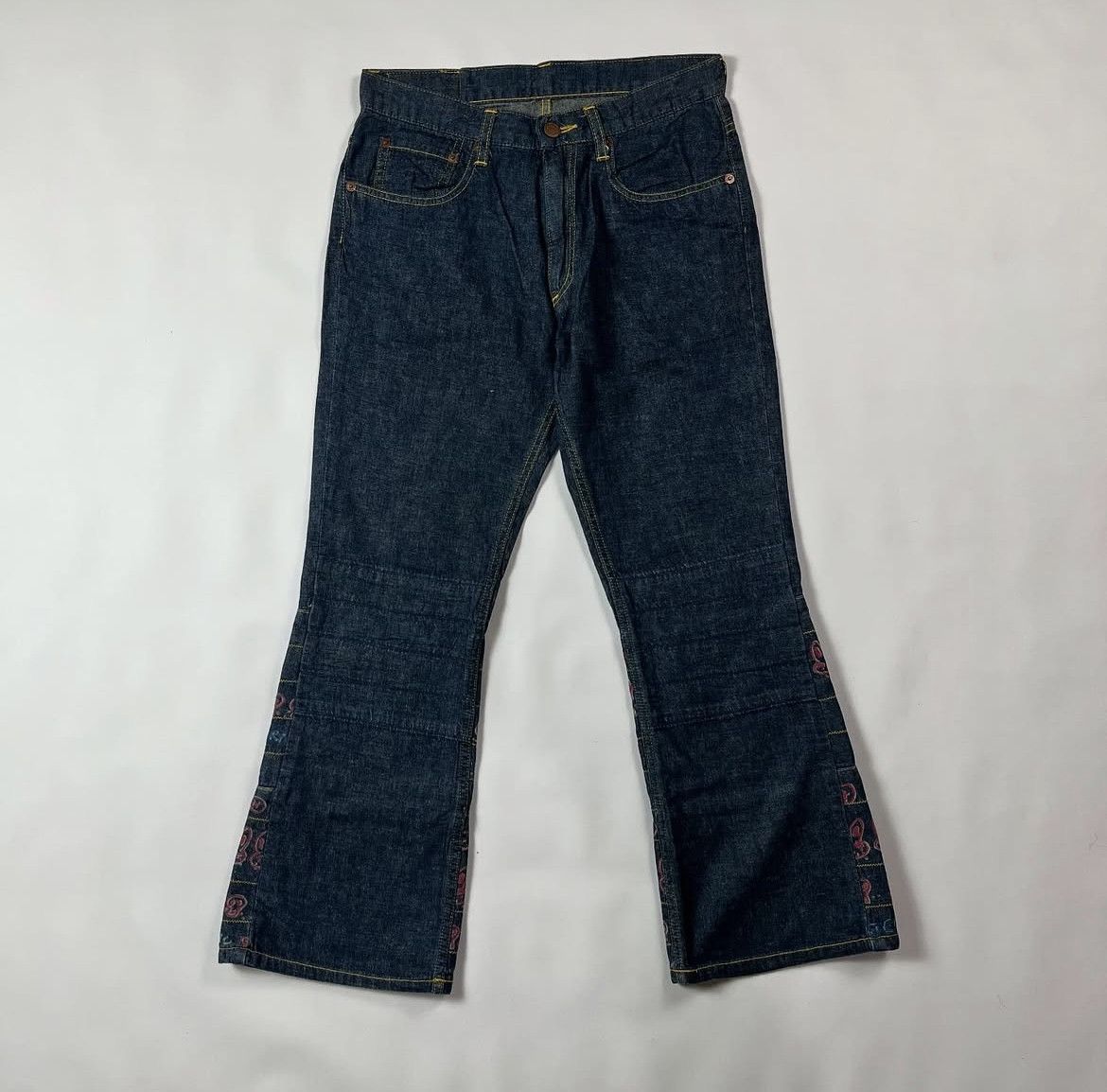 Hysteric Glamour 2000s Hysteric Glamour Kinky Printed Leg Jeans y2k Lgb Size US 29 - 2 Thumbnail
