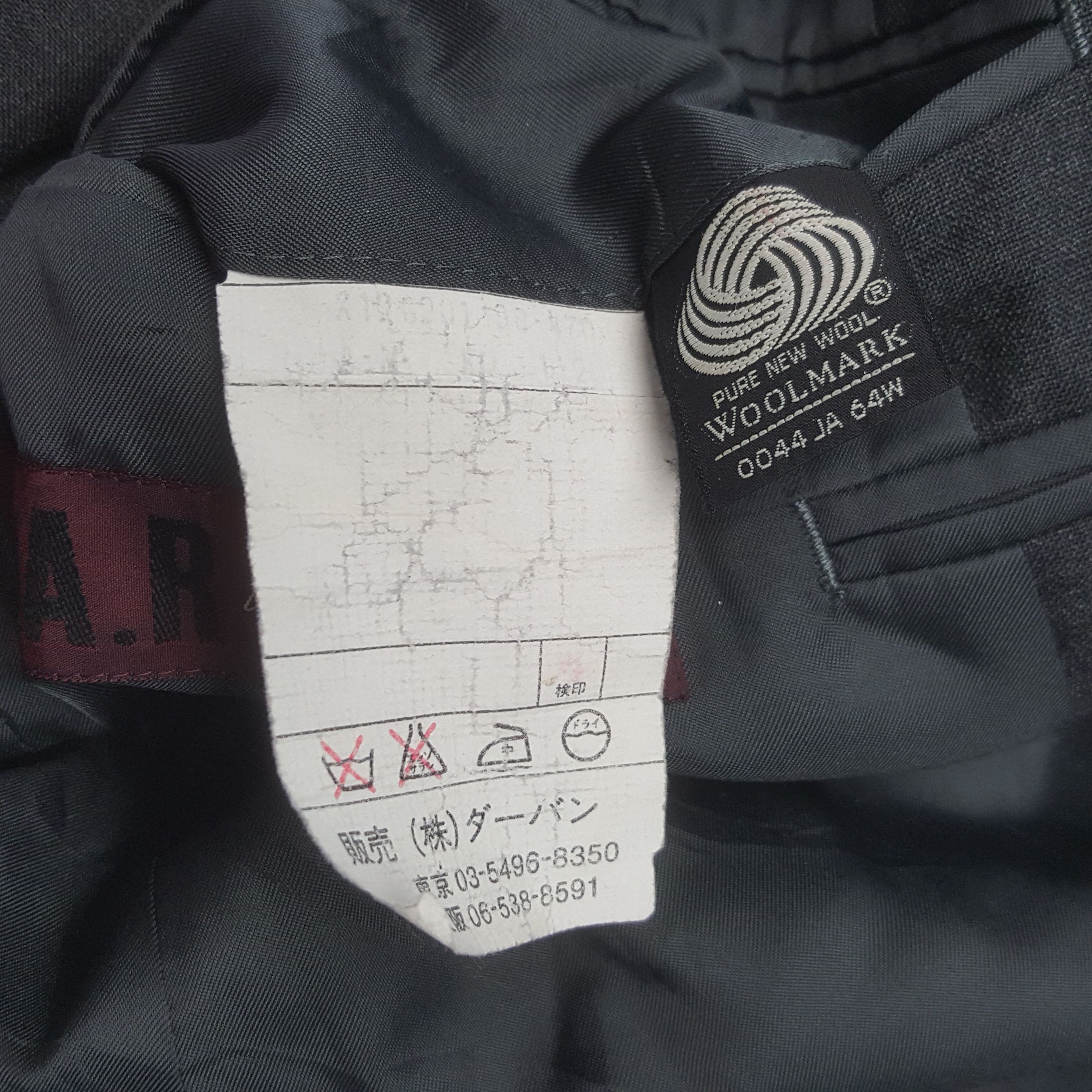 Yohji Yamamoto Vintage A.A.R. by Yohji Yamamoto Blazer Jacket C308N21 Size US S / EU 44-46 / 1 - 8 Thumbnail