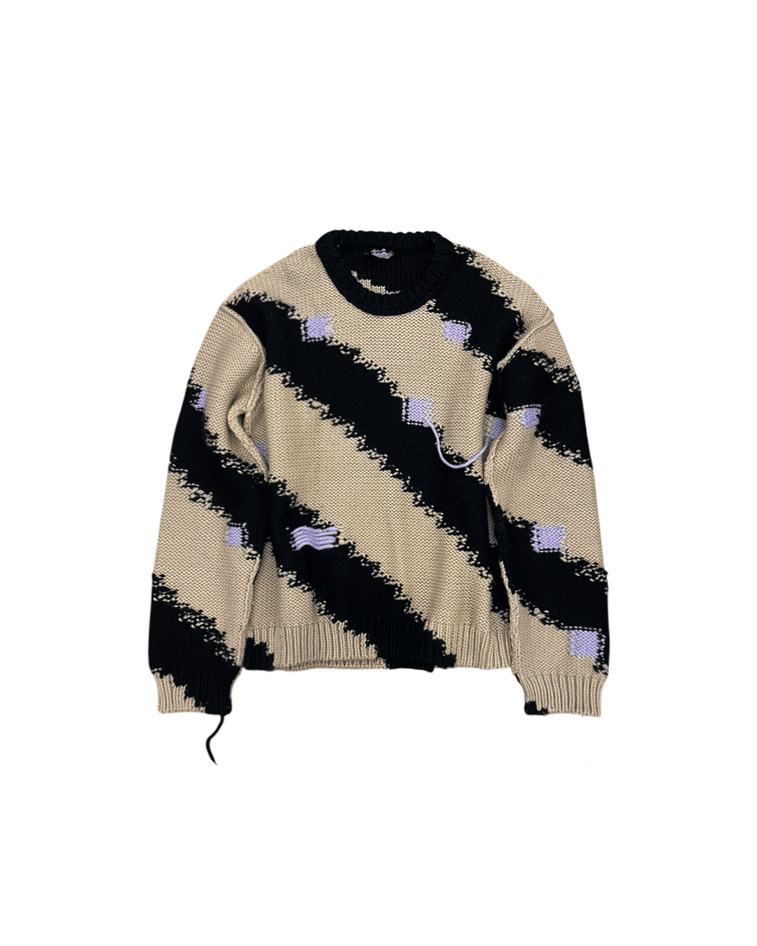 Calvin Klein 205W39NYC Calvin Klein 205W39NYC AW18 Bias Stripe Sweater Size US M / EU 48-50 / 2 - 1 Thumbnail