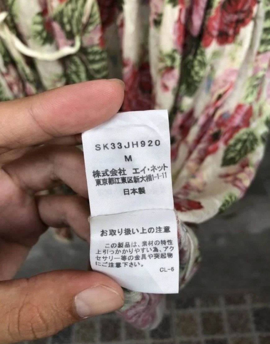 Issey Miyake × Sunao Kuwahara Issey Miyake Sunaokuwahara Floral Mid-Dress Size M / US 6-8 / IT 42-44 - 8 Thumbnail