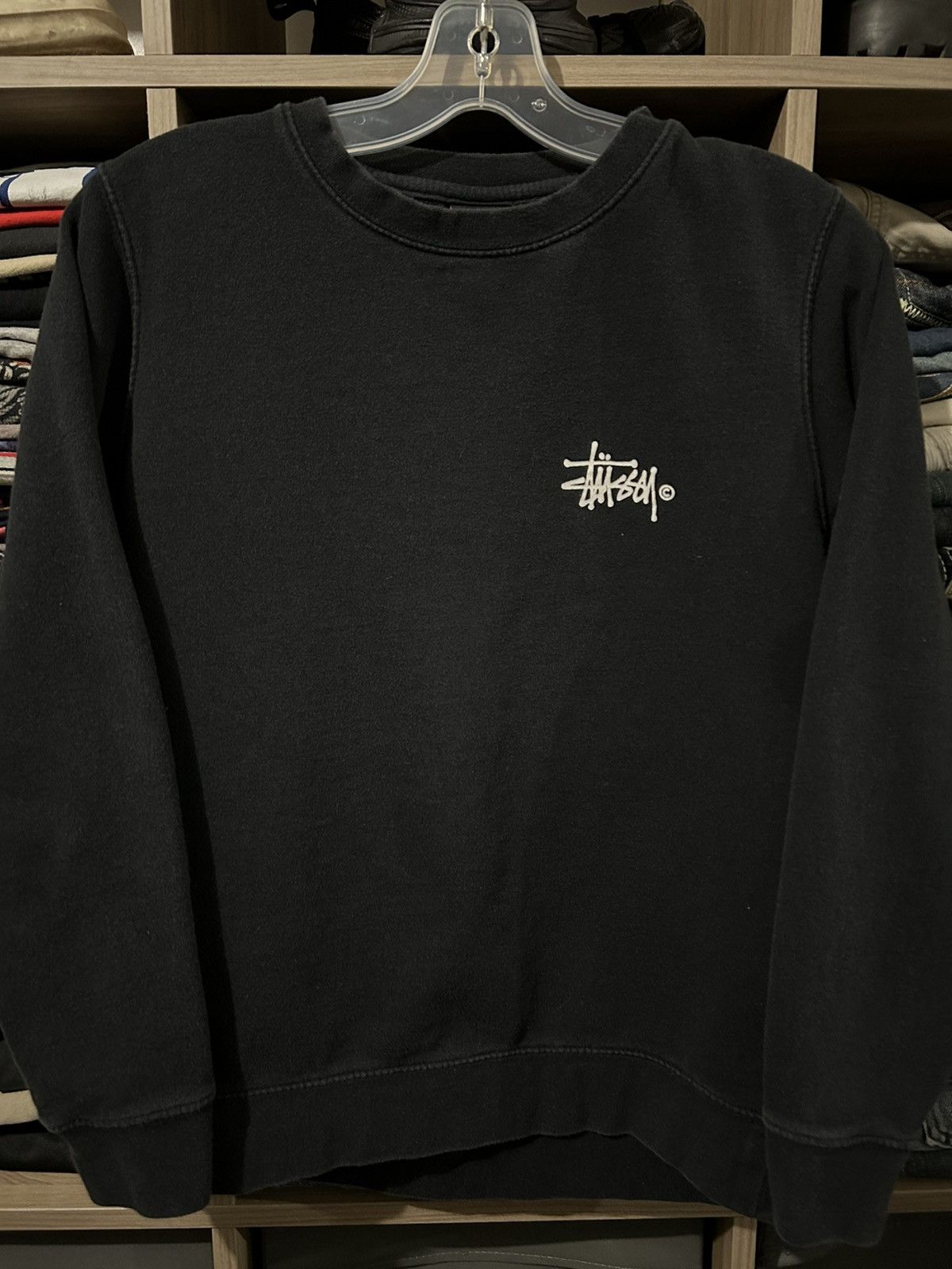 Stussy Vintage Stussy Made In USA Crewneck Logo Sweater Size US S / EU 44-46 / 1 - 1 Thumbnail