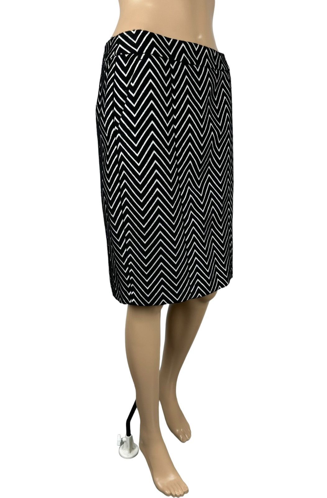 MAX&Co. Max&Co Pencil Skirt Zigzag Striped Wool-Polyester size US4 Size 27" / US 4 / IT 40 - 3 Thumbnail