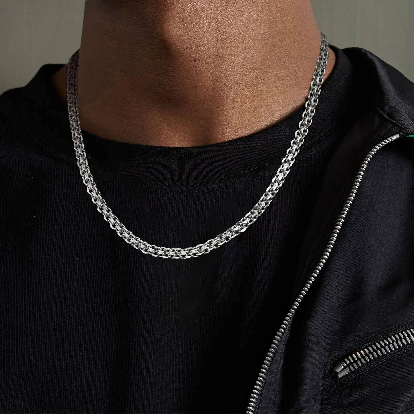Vintage Minimalist Chain Links Necklace Size ONE SIZE - 2 Thumbnail