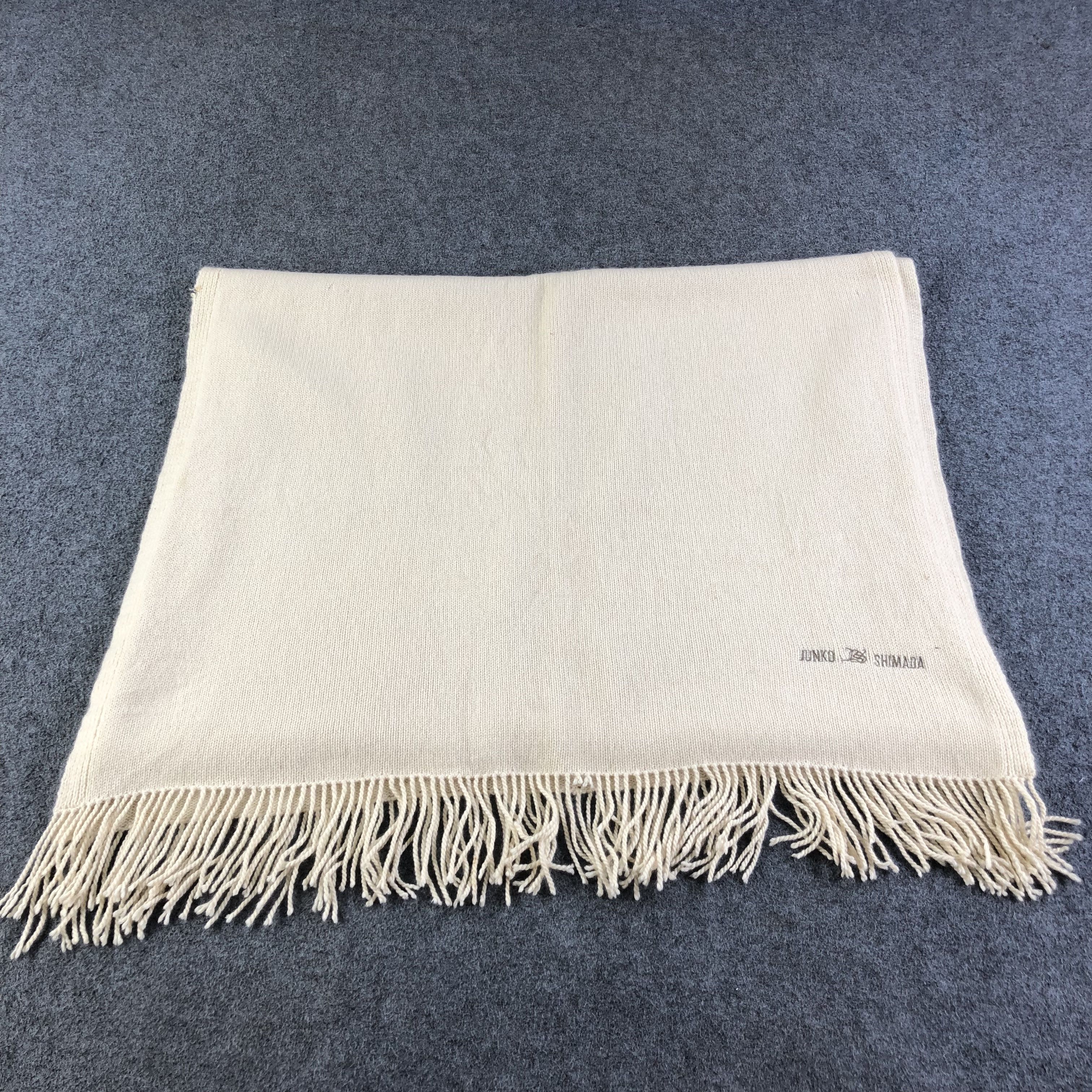 Junko Shimada Junko Shimada Cashmere Scarf Muffler V1207 Size ONE SIZE - 1 Thumbnail